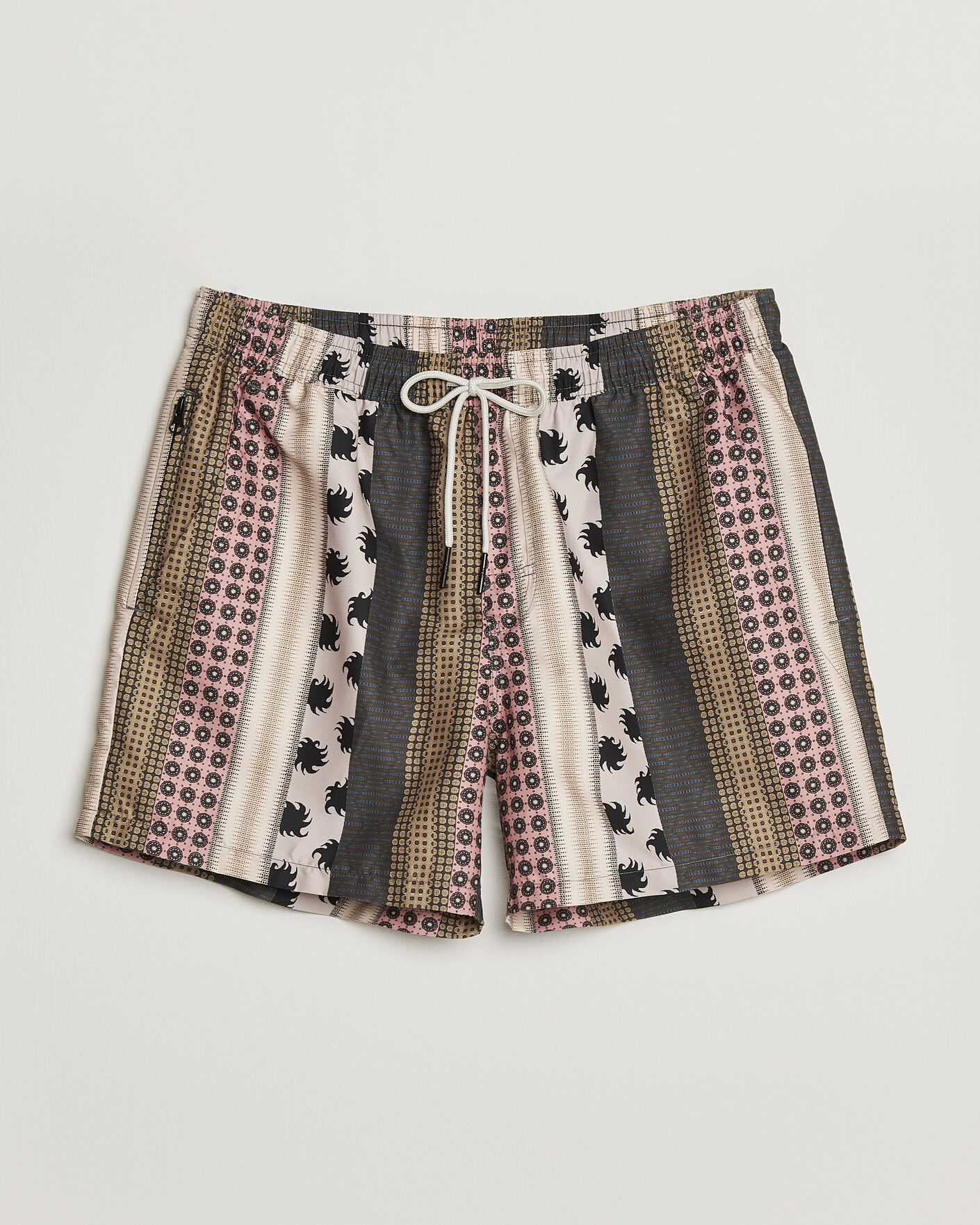 Herr | Badbyxor | OAS | Printed Swimshorts Multi
