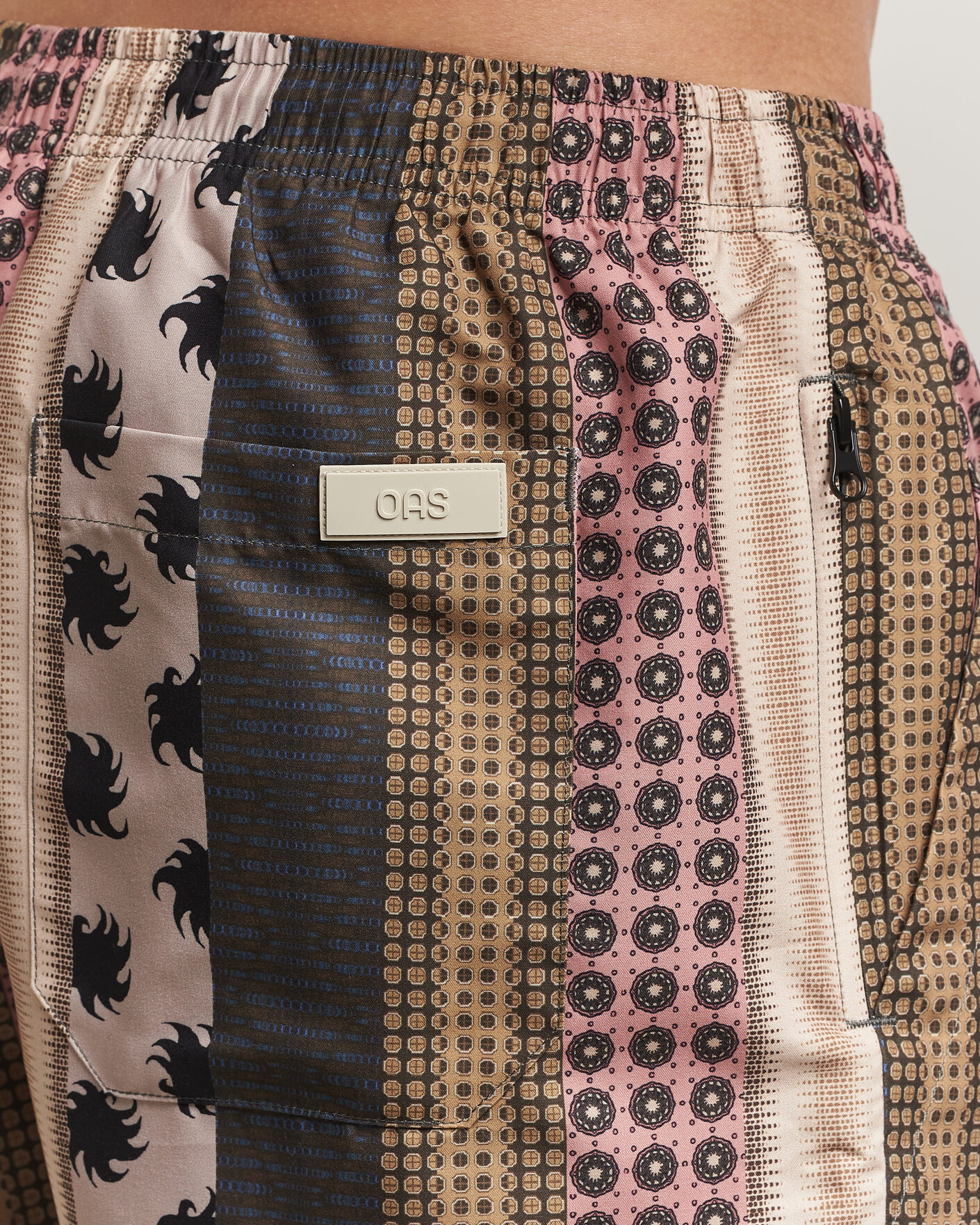 Herr | Badbyxor | OAS | Printed Swimshorts Multi