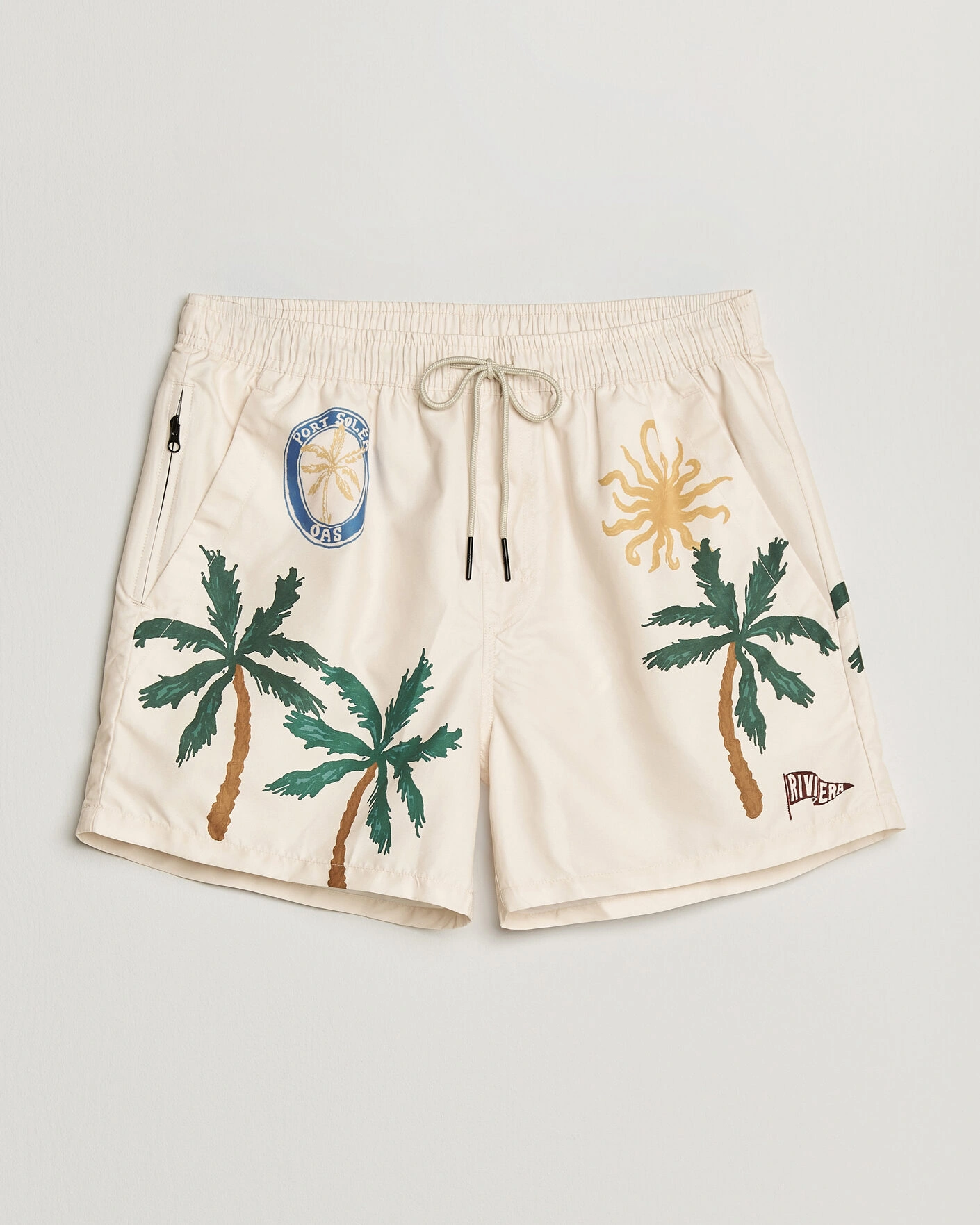 Herr | Badbyxor | OAS | Printed Swimshorts Multi