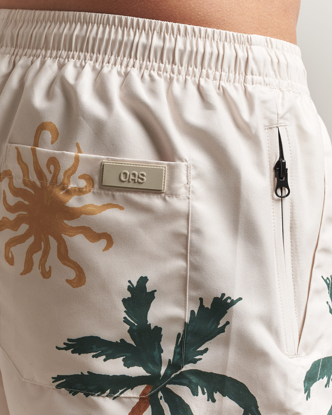 Herr | Badbyxor | OAS | Granada Striped Swimshorts Multi