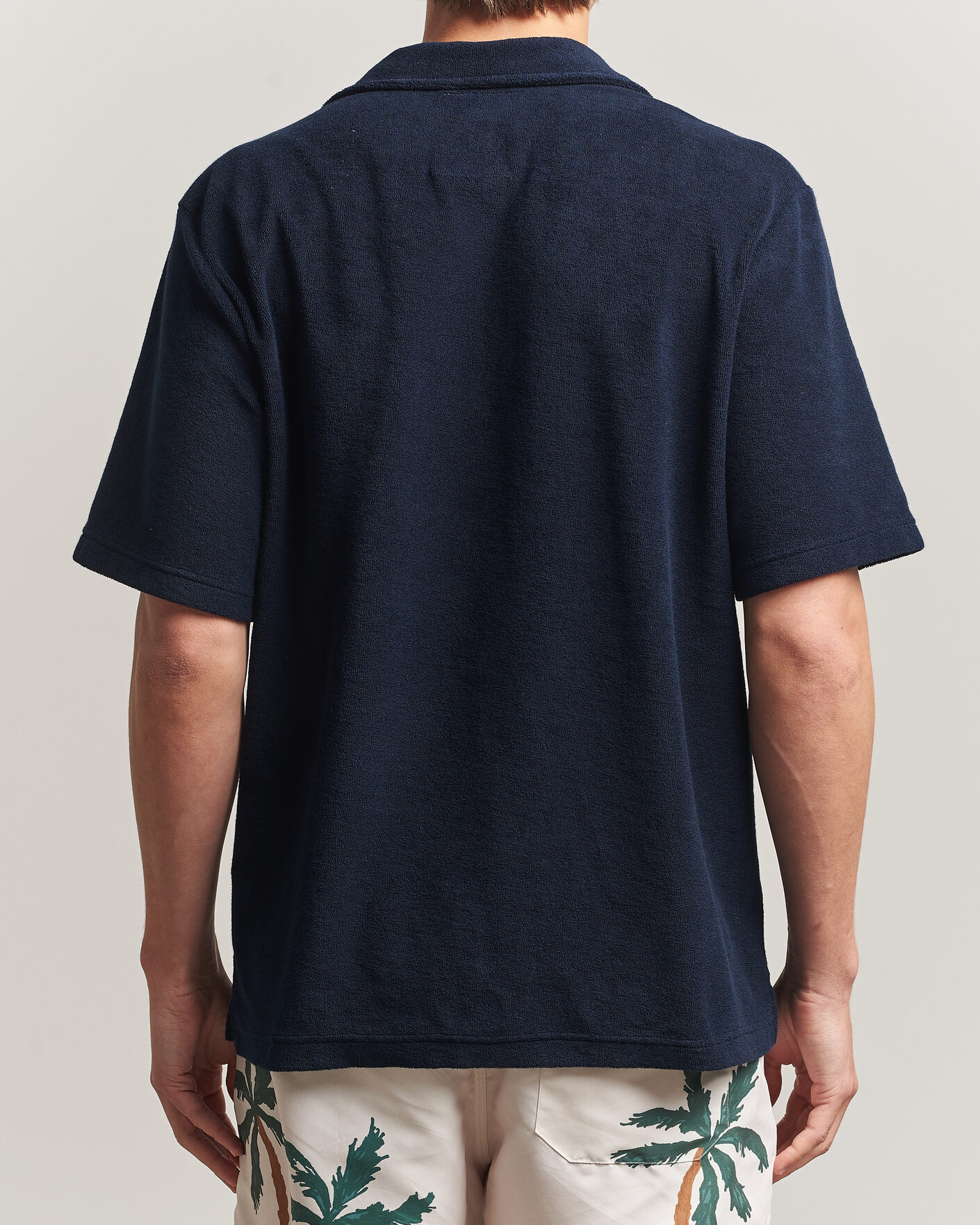 Herr | Pikéer | OAS | Novo Regular Fit Terry Polo Dark Blue