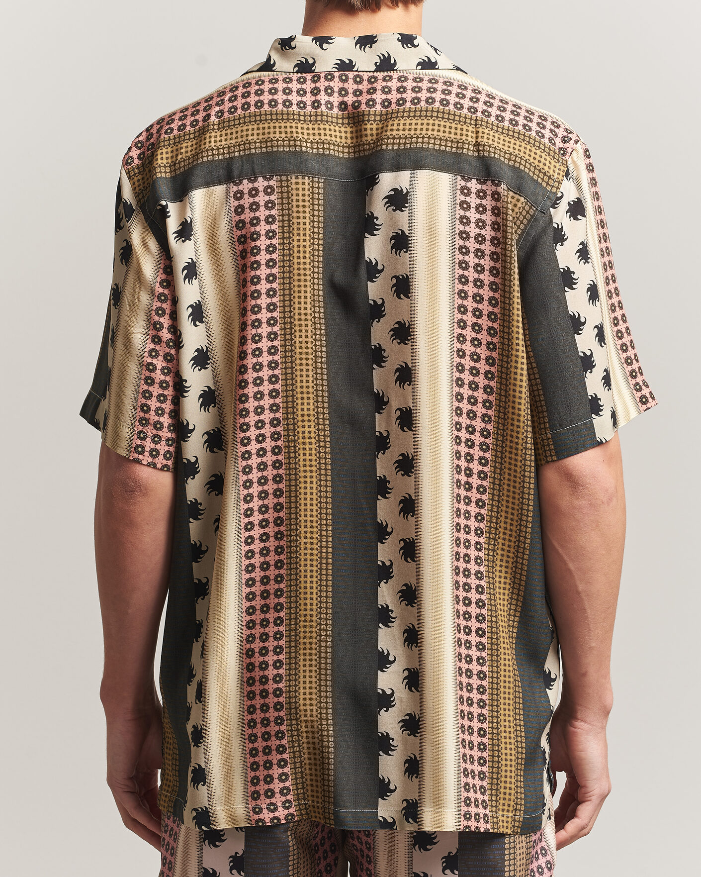 Herr | Skjortor | OAS | Mixset Rocco Printed Cuba Short Sleeve Shirt Multi