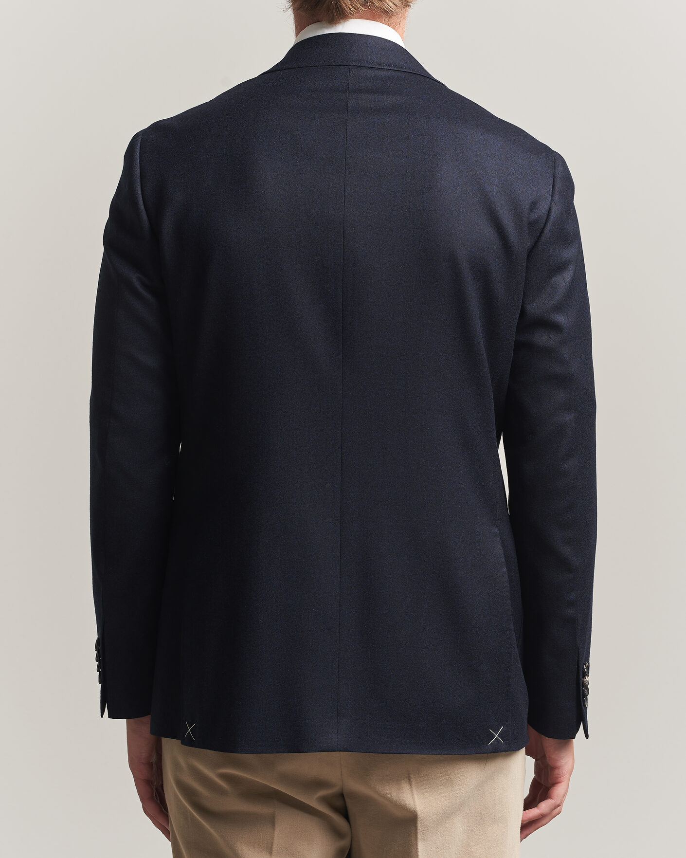 Herr | Kavajer | Canali | Kei Impeccabile Flannel Blazer Navy
