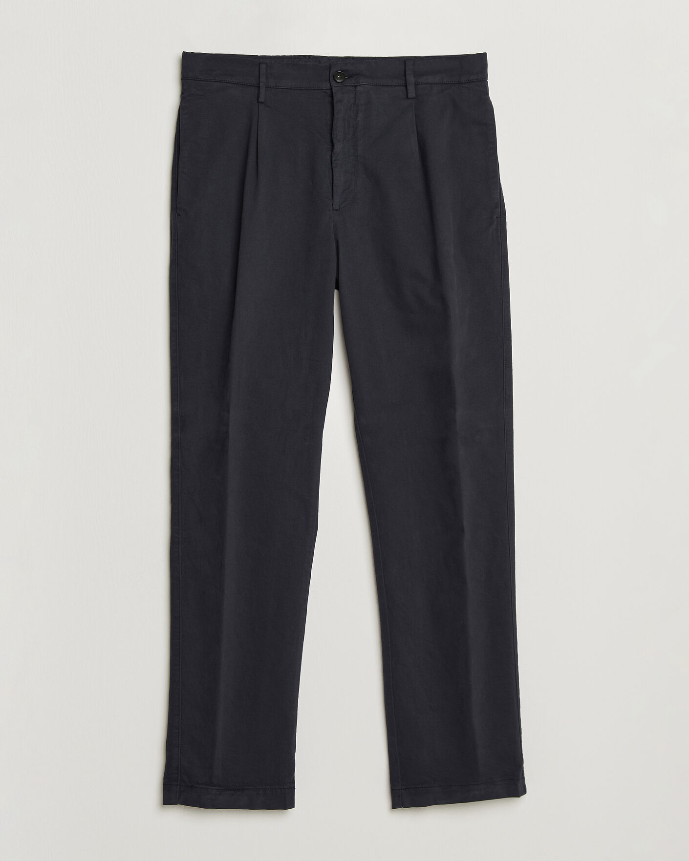 Herr | Byxor | Canali | Cotton/Cashmere Chinos Navy