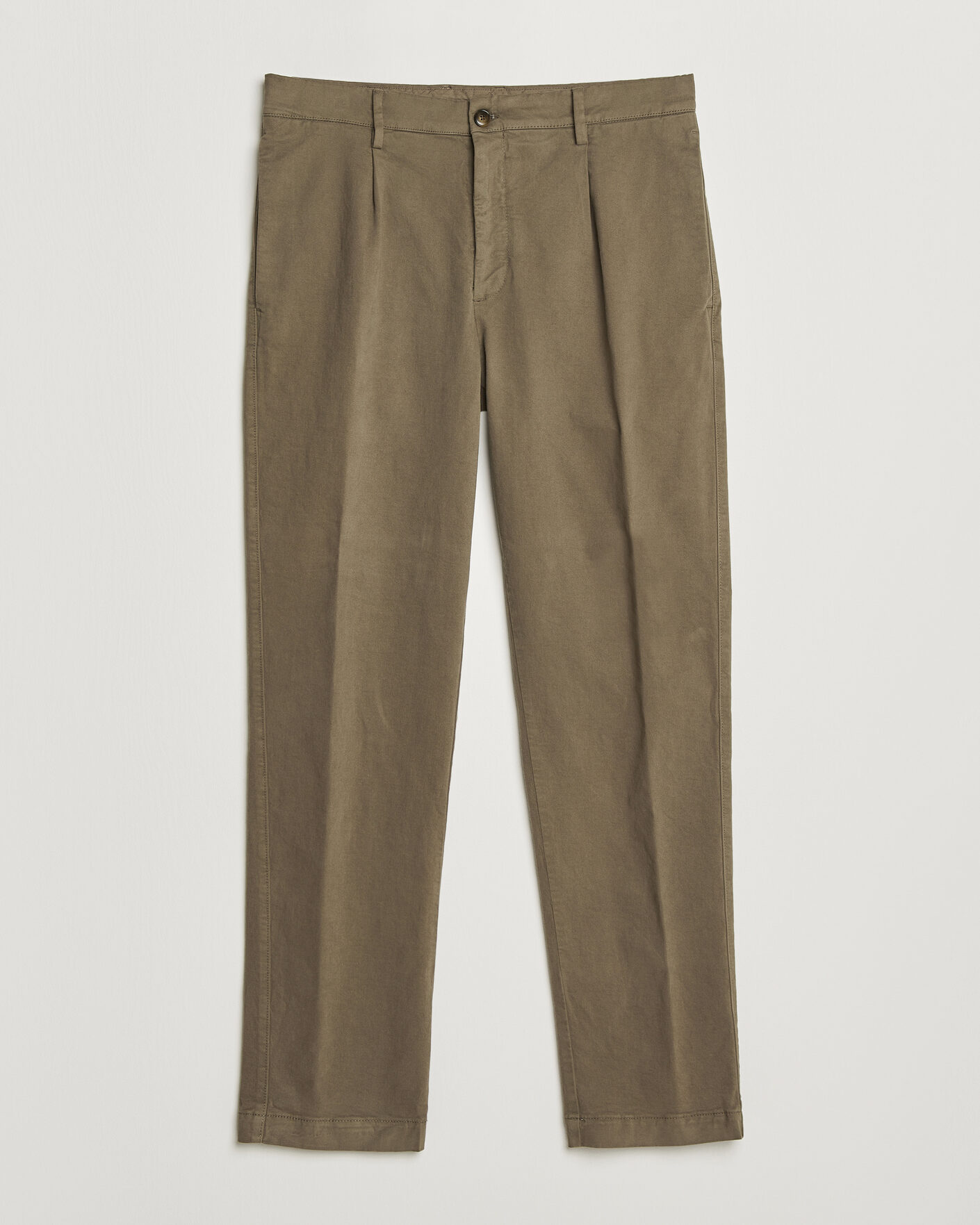 Herr | Byxor | Canali | Cotton/Cashmere Chinos Taupe