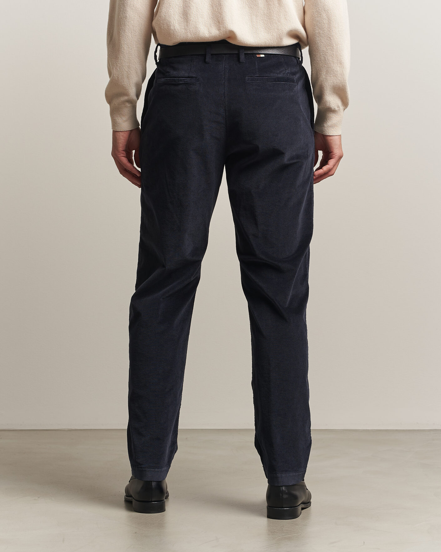 Herr | Byxor | Canali | Comfort Corduroy Pants Navy