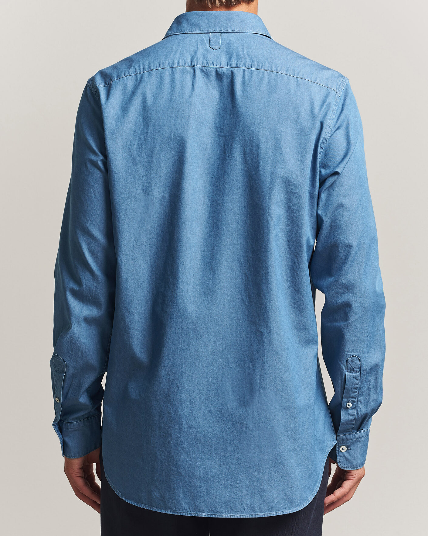 Herr | Skjortor | Canali | Denim Shirt Stone Wash