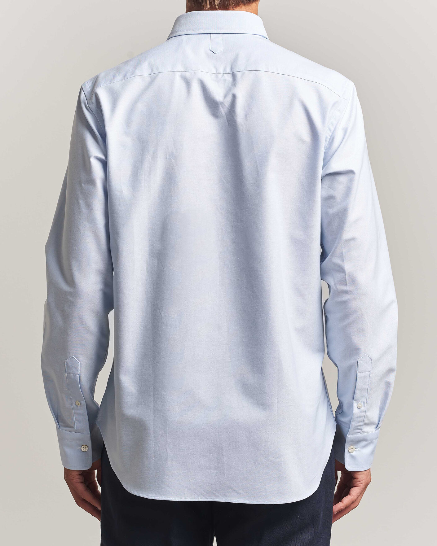 Herr | Skjortor | Canali | Oxford Button Down Shirt Light Blue