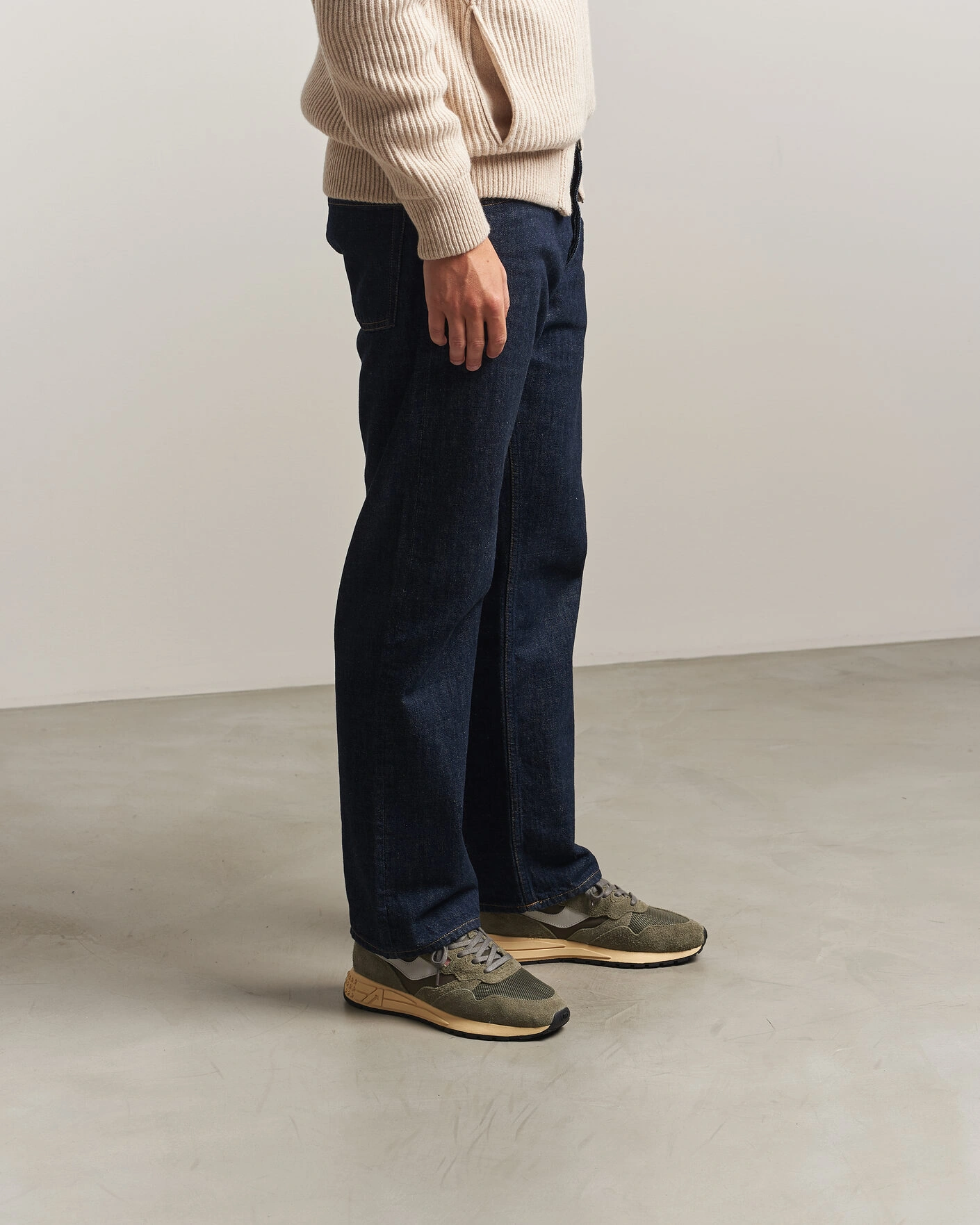 Herr | Sneakers | Autry | Reelwind Running Sneaker Olive Night/Grey