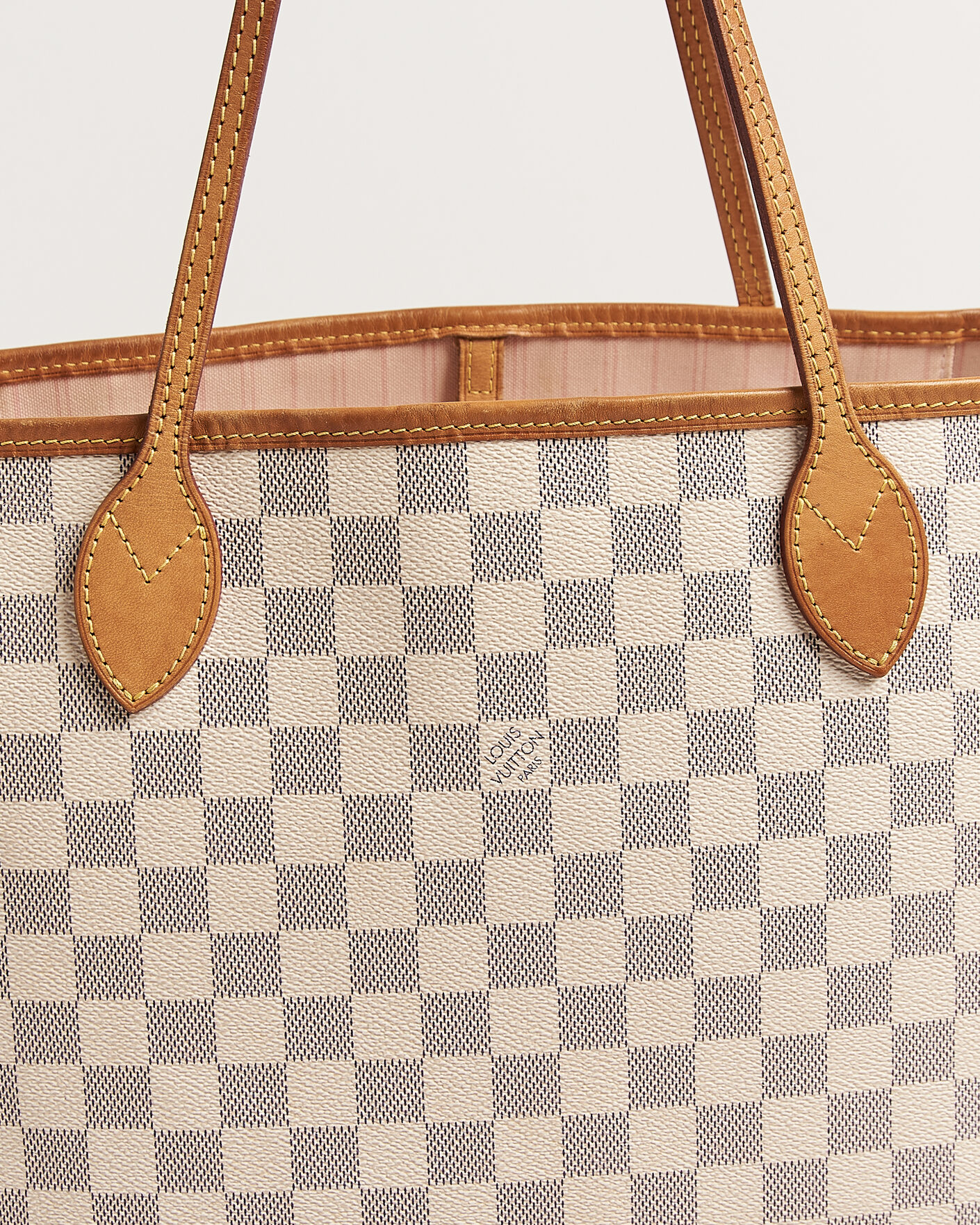 Herr | Pre-Owned & Vintage Bags | Louis Vuitton Pre-Owned | Neverfull MM Damier Azur