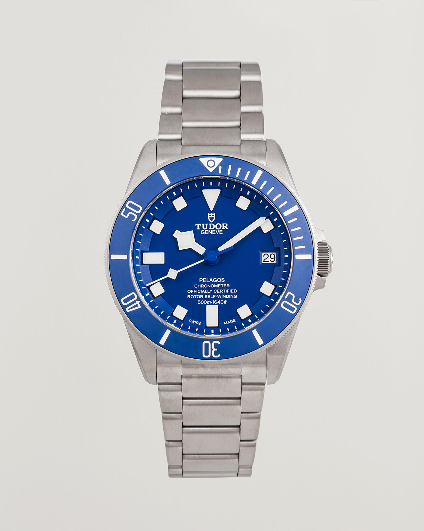 Herr | Pre-Owned & Vintage Watches | Tudor Pre-Owned | Pelagos Blue Titan
