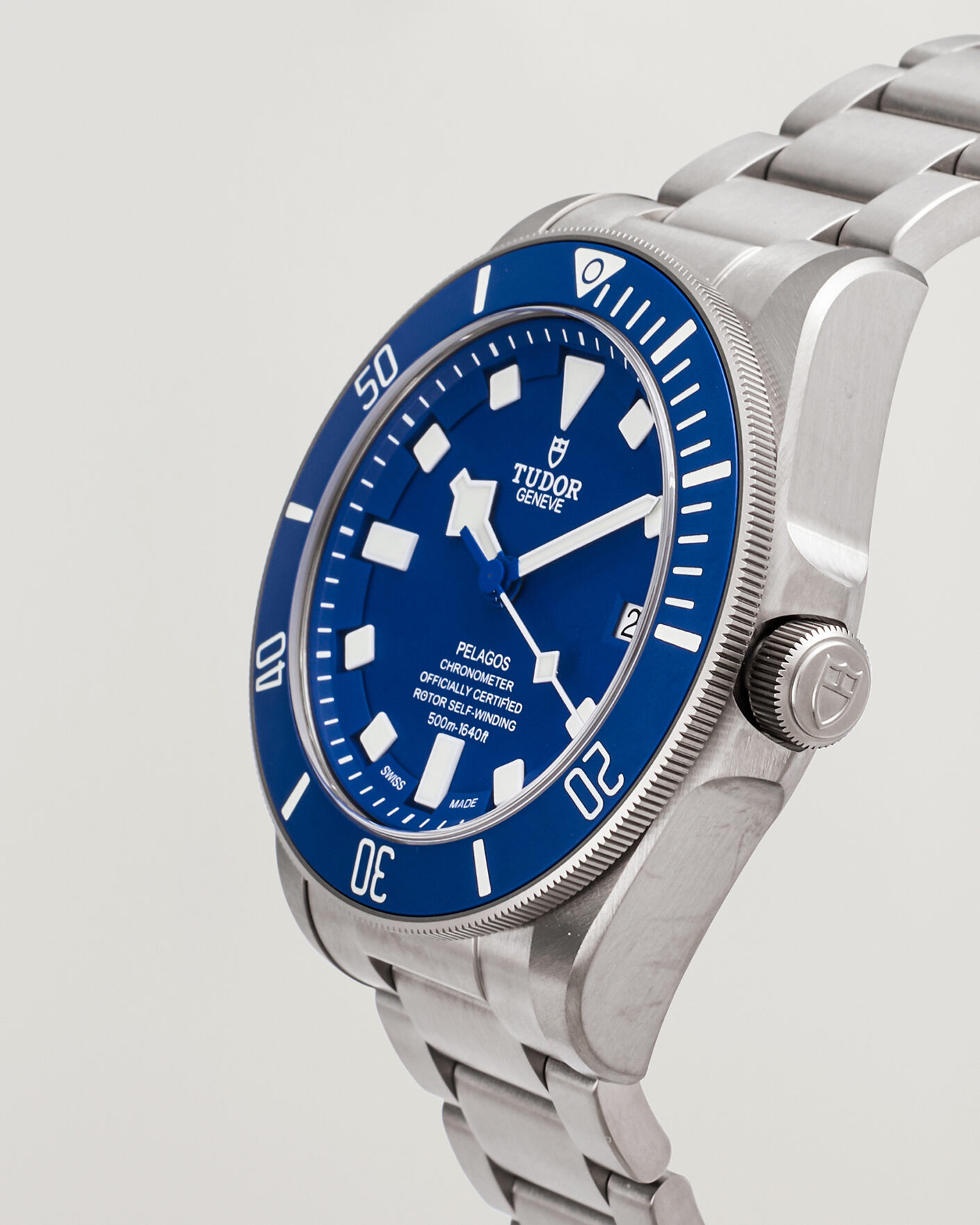Herr | Pre-Owned & Vintage Watches | Tudor Pre-Owned | Pelagos Blue Titan