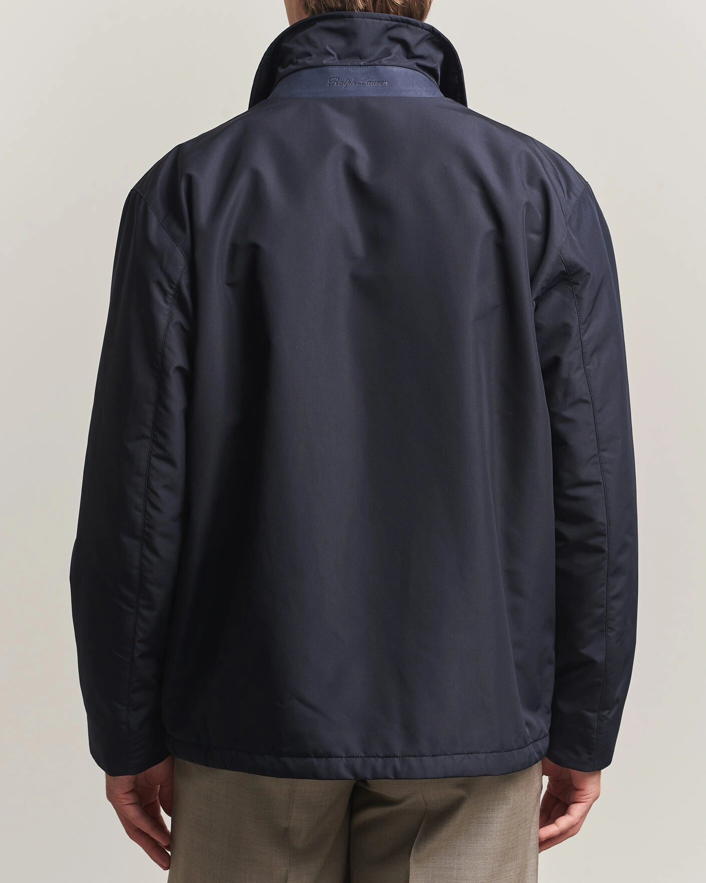 Herr | Jackor | Ralph Lauren Purple Label | Nylon Bomber Jacket Racing Navy