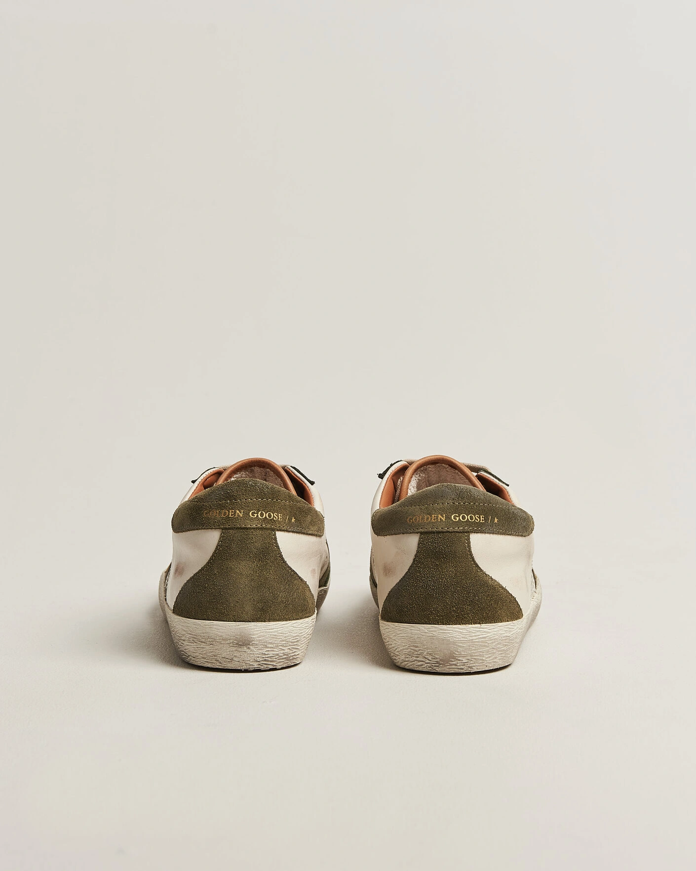 Herr | Sneakers | Golden Goose | Super-Star Sneakers Cream/Olive