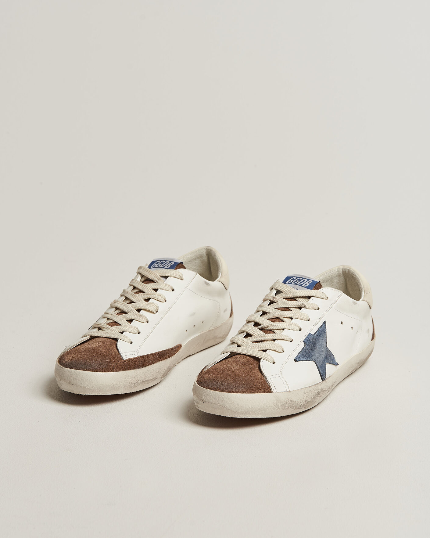Herr | Sneakers | Golden Goose | Super-Star Sneakers White/Denim