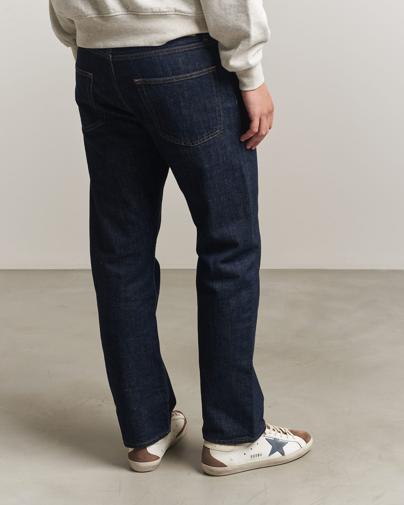 Herr | Sneakers | Golden Goose | Super-Star Sneakers White/Denim