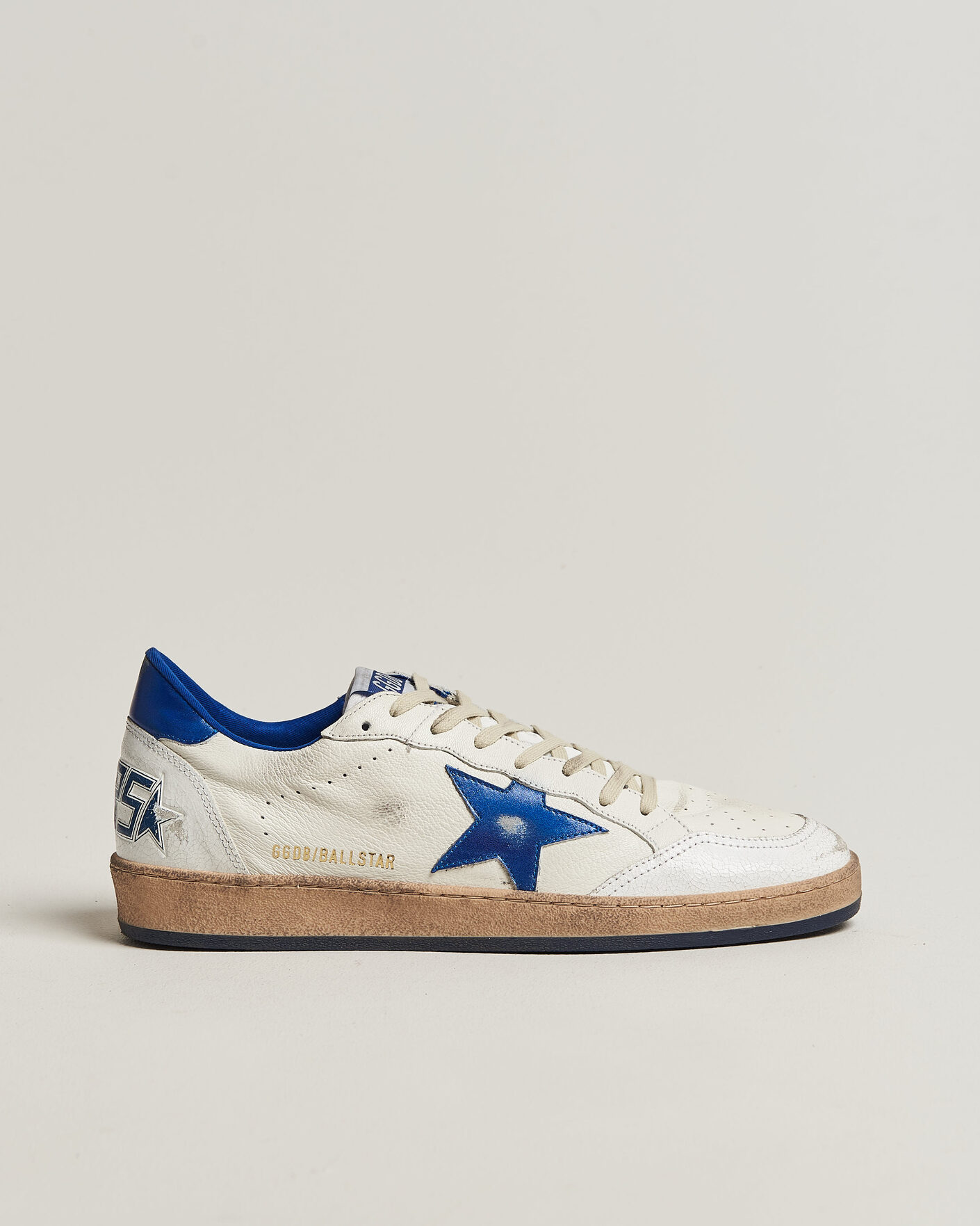 Herr | Sneakers | Golden Goose | Ball Star Sneakers White/Blue