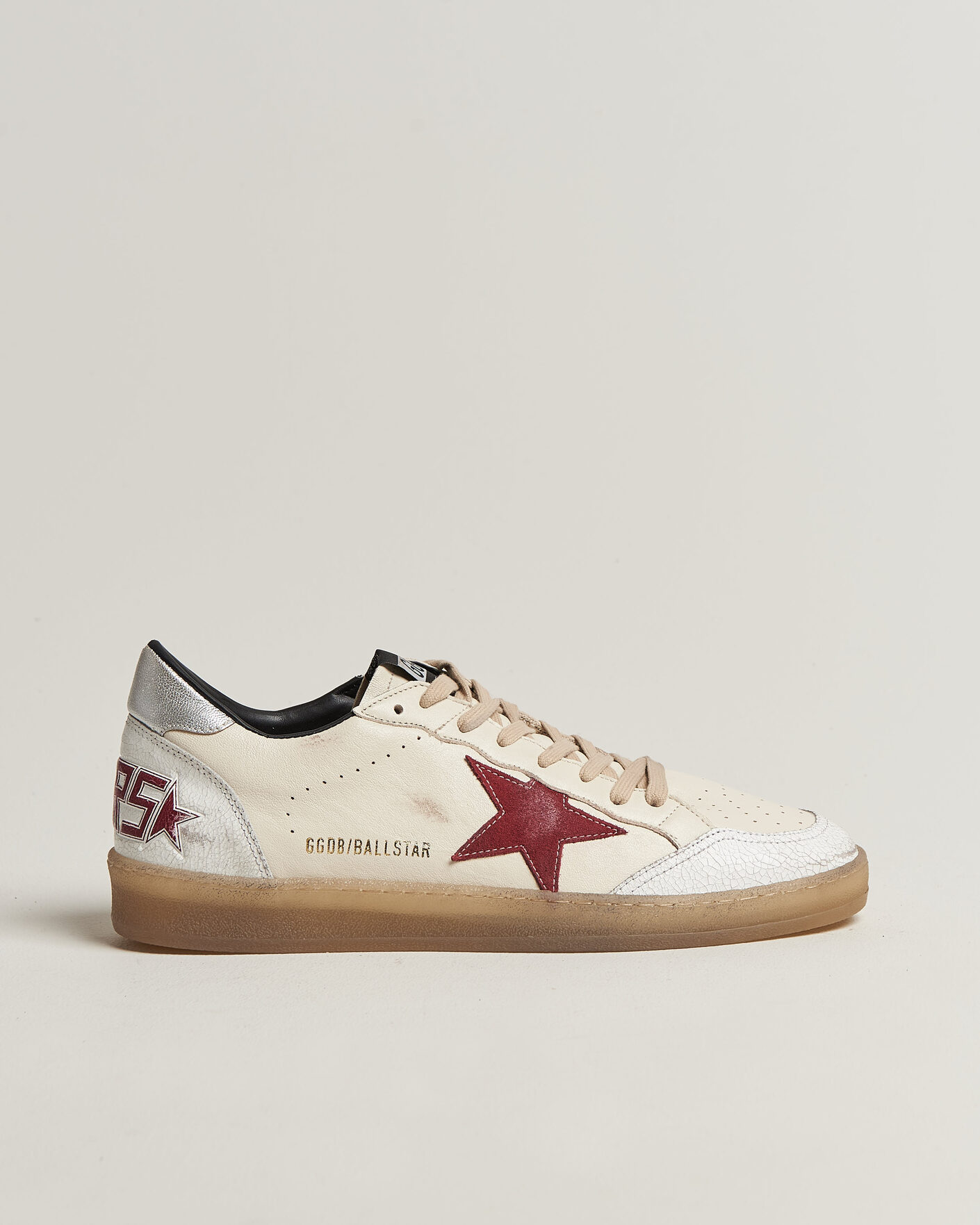 Herr | Sneakers | Golden Goose | Ball Star Sneakers White/Red