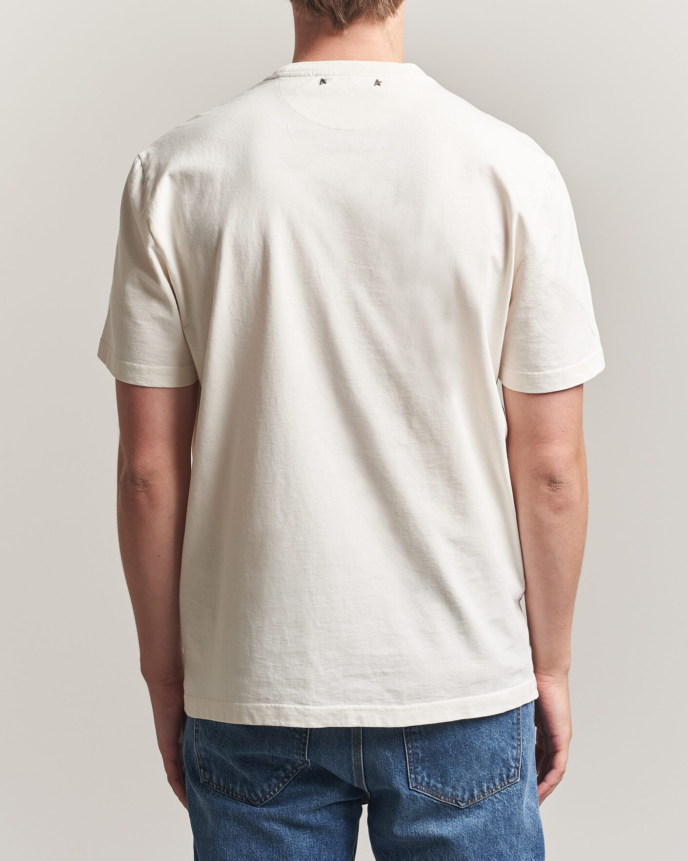 Herr | T-Shirts | Golden Goose | Journey Print T-Shirt Heritage White