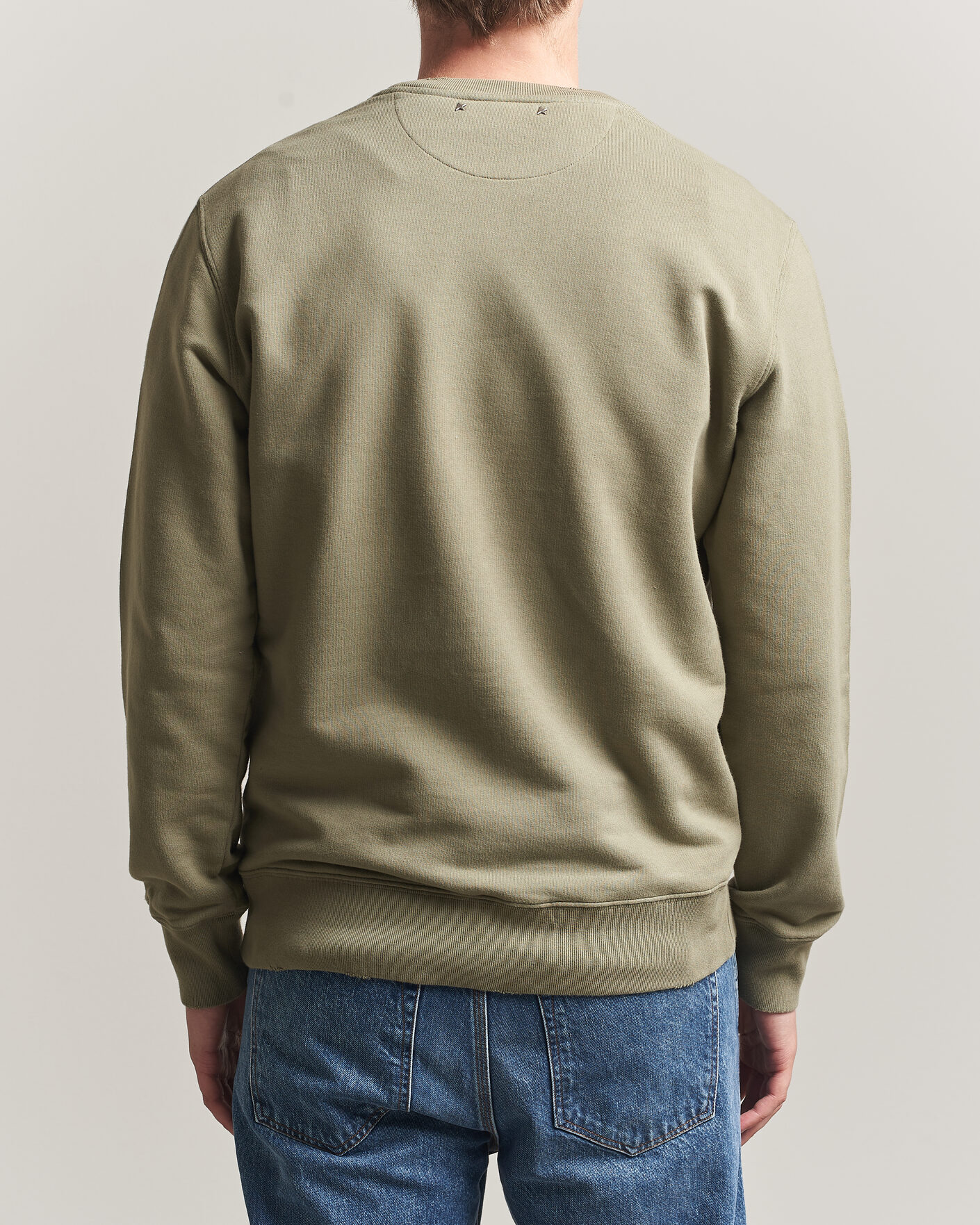 Herr | Tröjor | Golden Goose | Garment Dyed Sweatshirt Vintage Kalamata