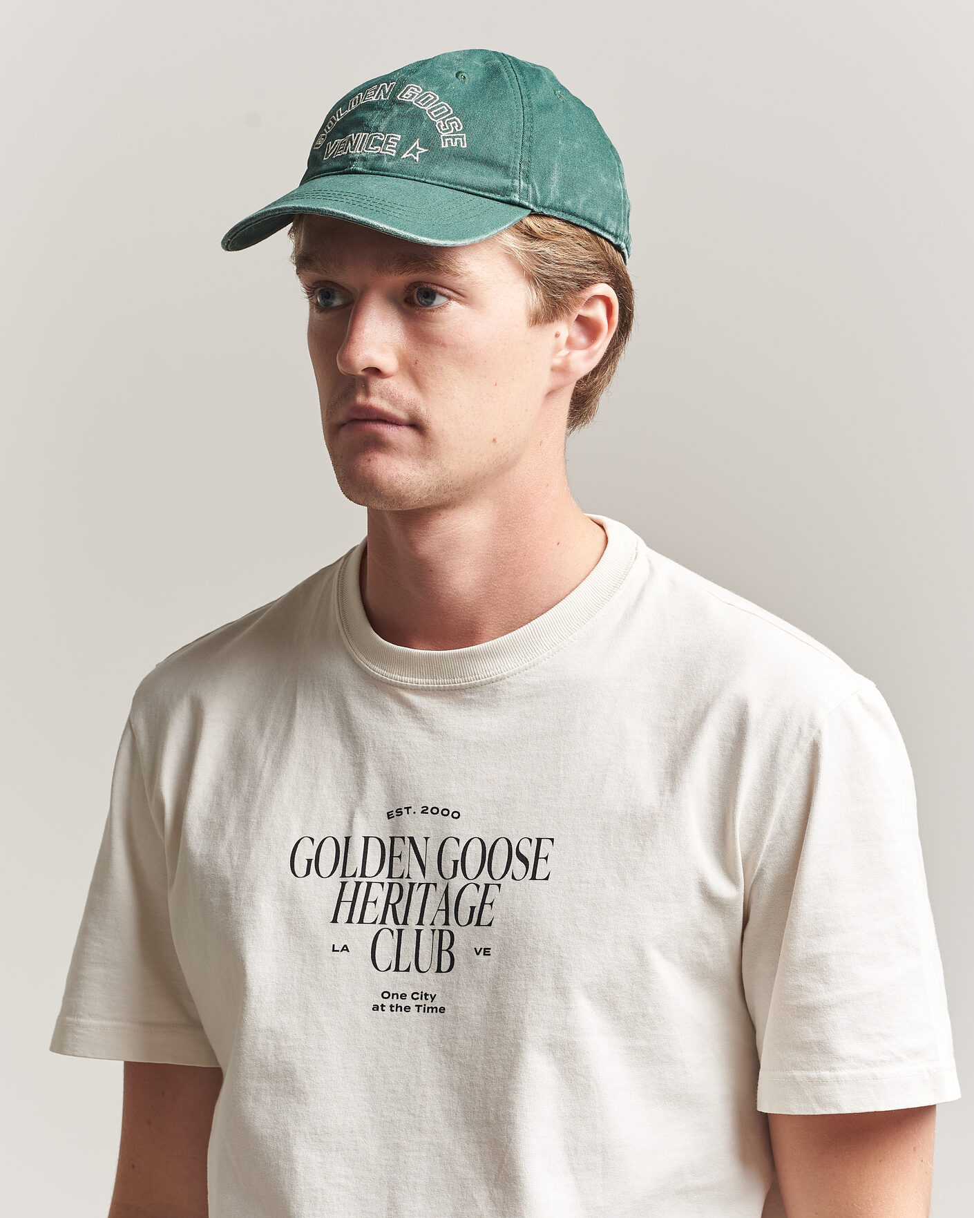 Herr | Hattar & kepsar | Golden Goose | Journey Baseball Cap Pineneedle