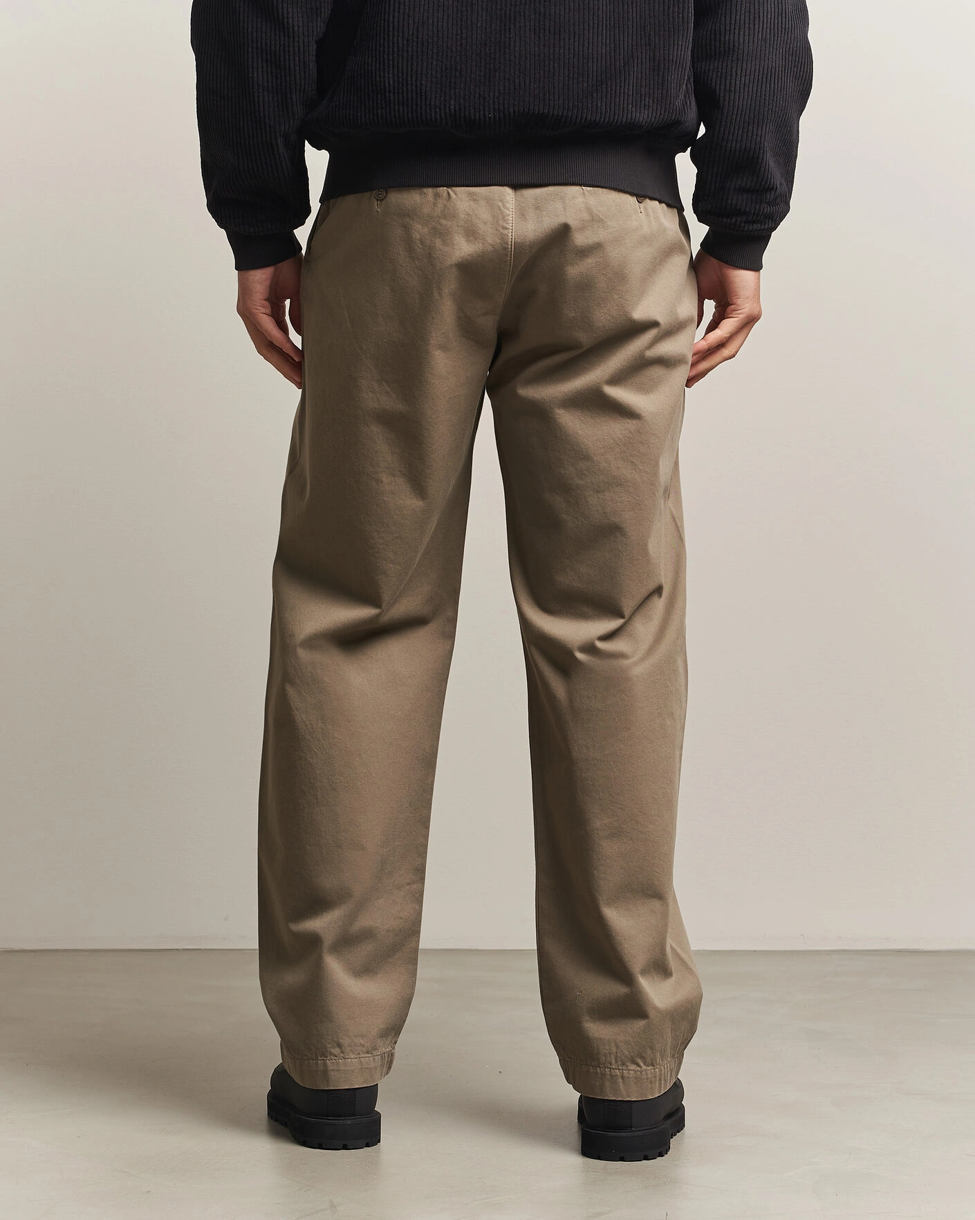 Herr | Byxor | C.P. Company | Cotton Gabardine Pants Grey