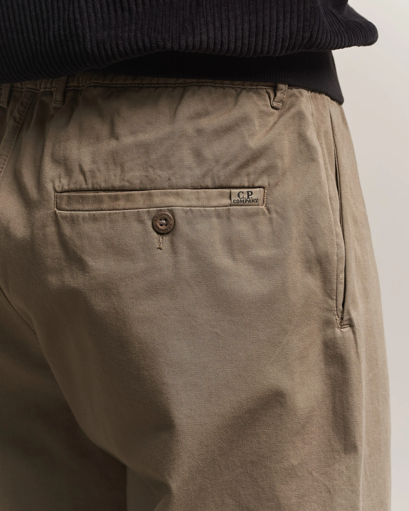 Herr | Byxor | C.P. Company | Cotton Gabardine Pants Grey