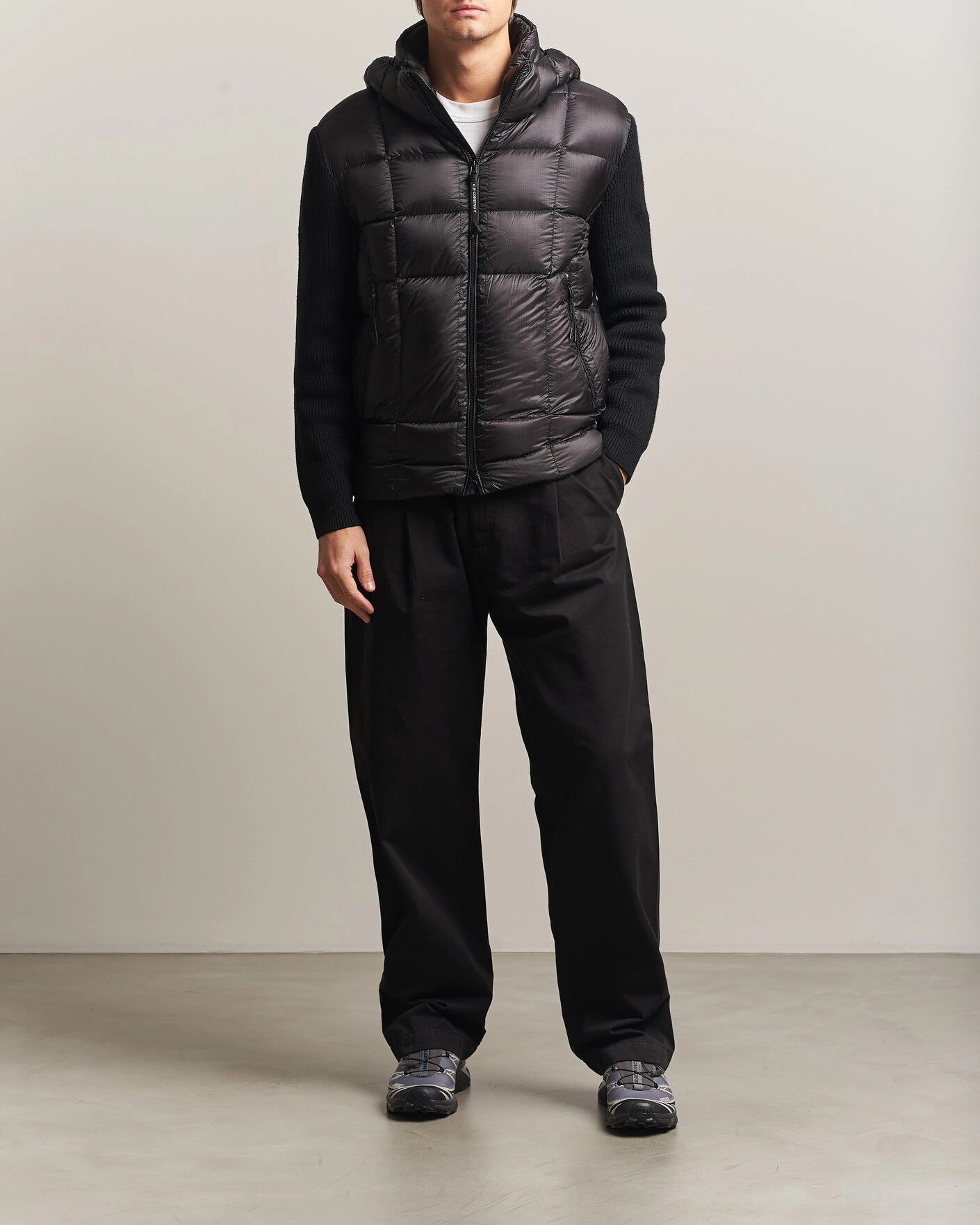 Herr | Byxor | C.P. Company | Cotton Gabardine Pants Black