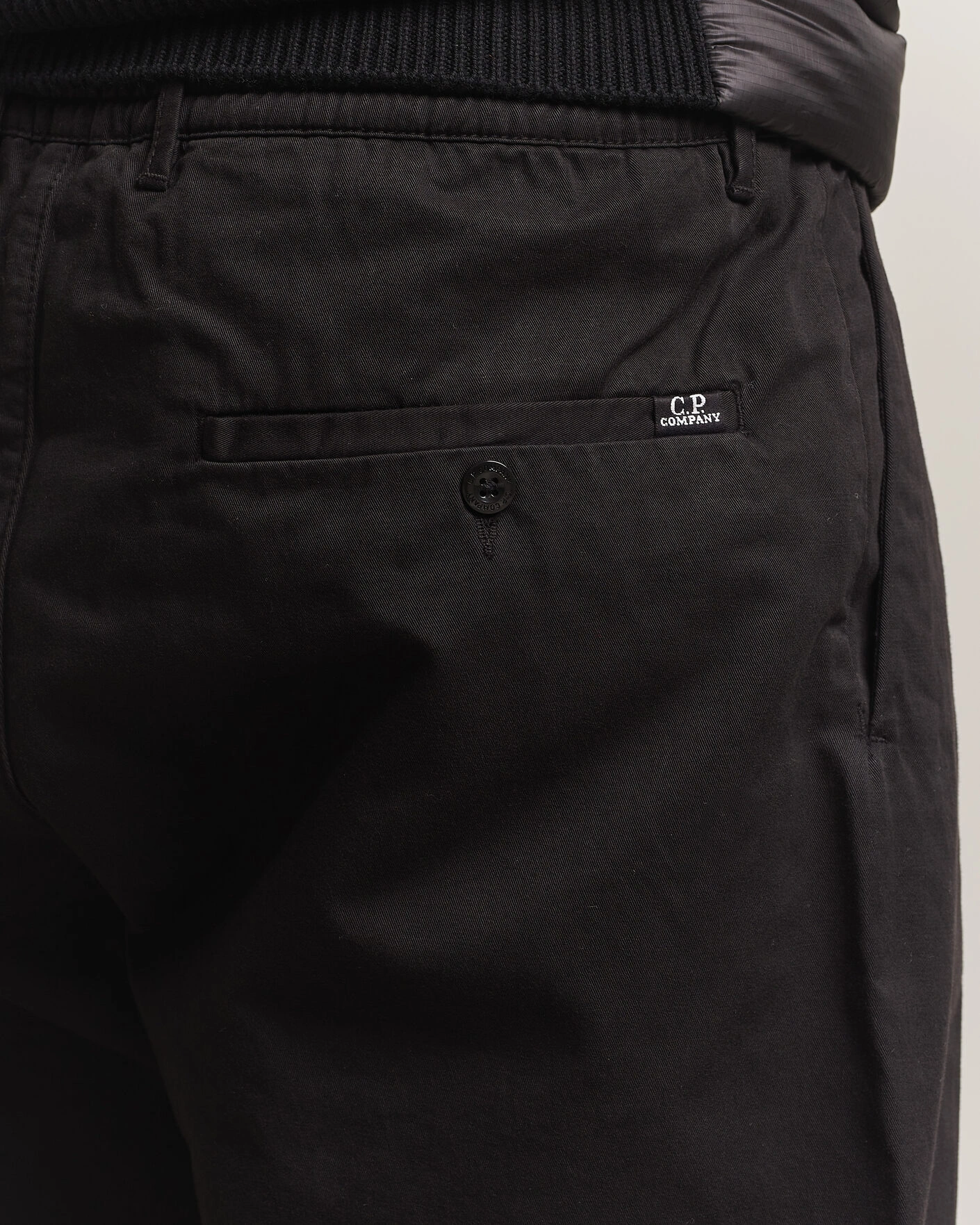Herr | Byxor | C.P. Company | Cotton Gabardine Pants Black