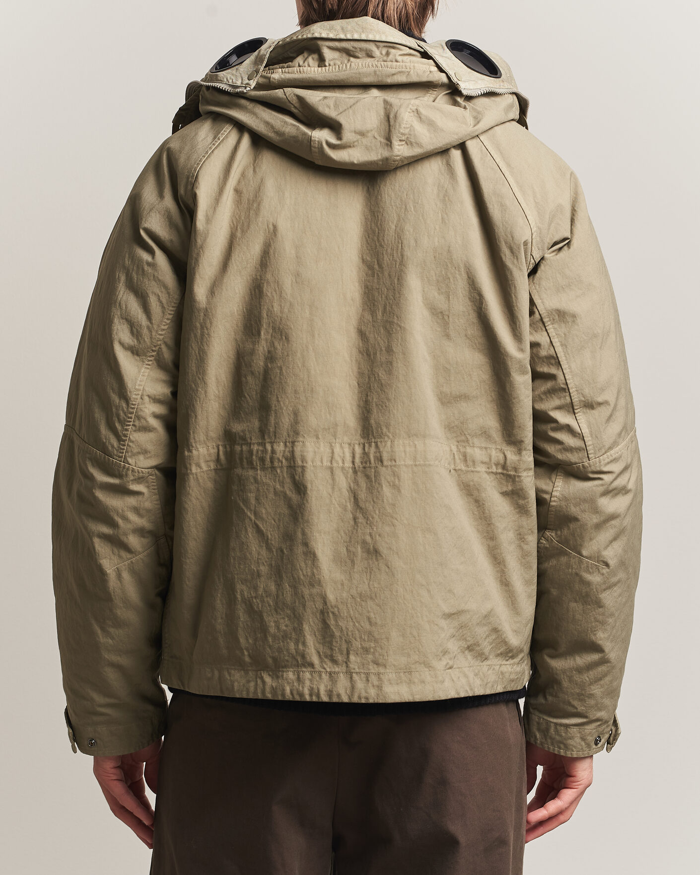 Herr | Jackor | C.P. Company | Heavy Nylon Twill Down Padded Jacket Light Grey