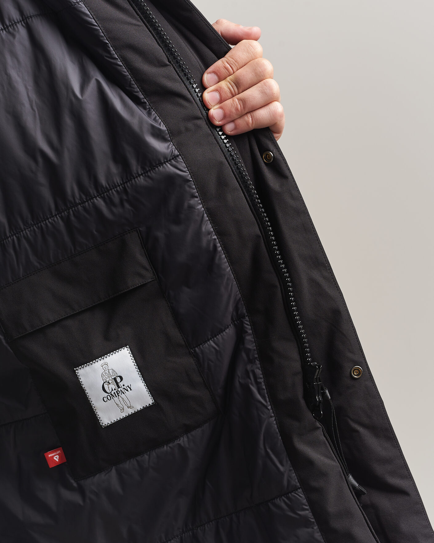 Herr | Jackor | C.P. Company | Pro-Tek Lightweight Padded Parka Black