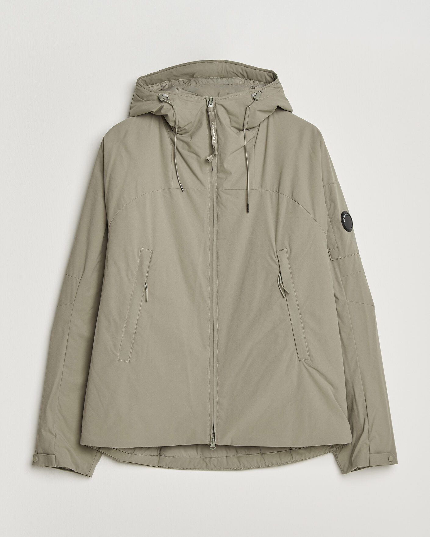 Herr | Jackor | C.P. Company | Pro-Tek Lightweight Padded Hood Jacket Light Grey