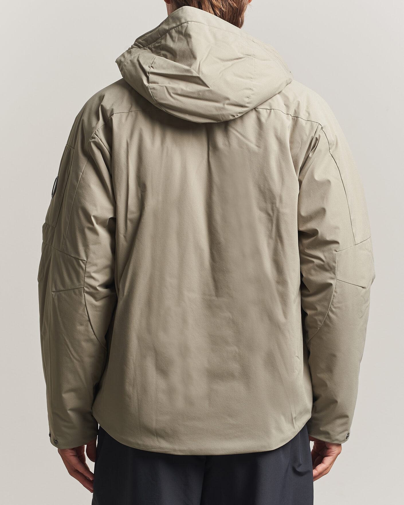 Herr | Jackor | C.P. Company | Pro-Tek Lightweight Padded Hood Jacket Light Grey