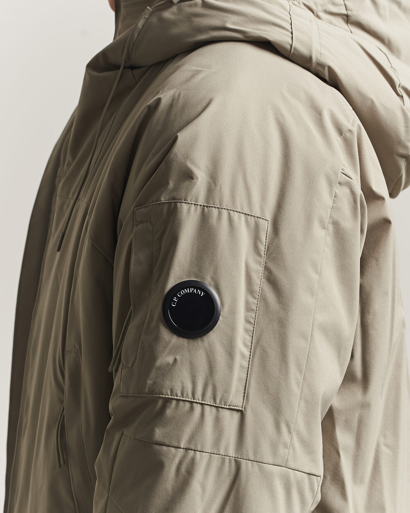 Herr | Jackor | C.P. Company | Pro-Tek Lightweight Padded Hood Jacket Light Grey