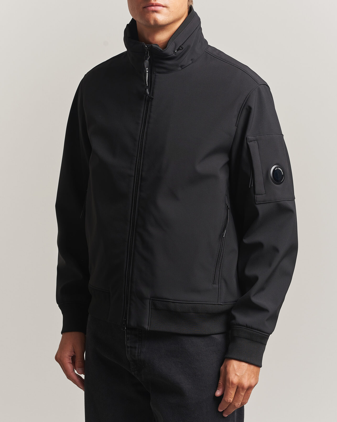 Herr | Jackor | C.P. Company | CP Shell Medium Bomber Jacket Black