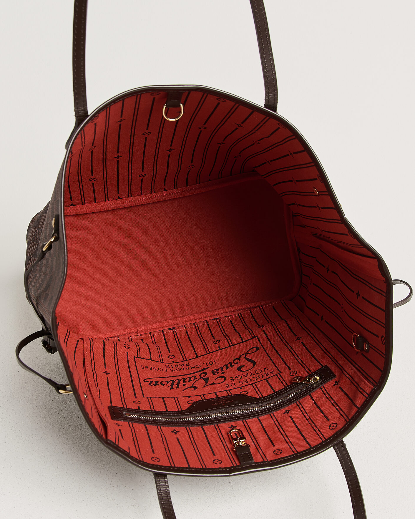 Herr | Pre-Owned & Vintage Bags | Louis Vuitton Pre-Owned | Neverfull MM Damier Ebene