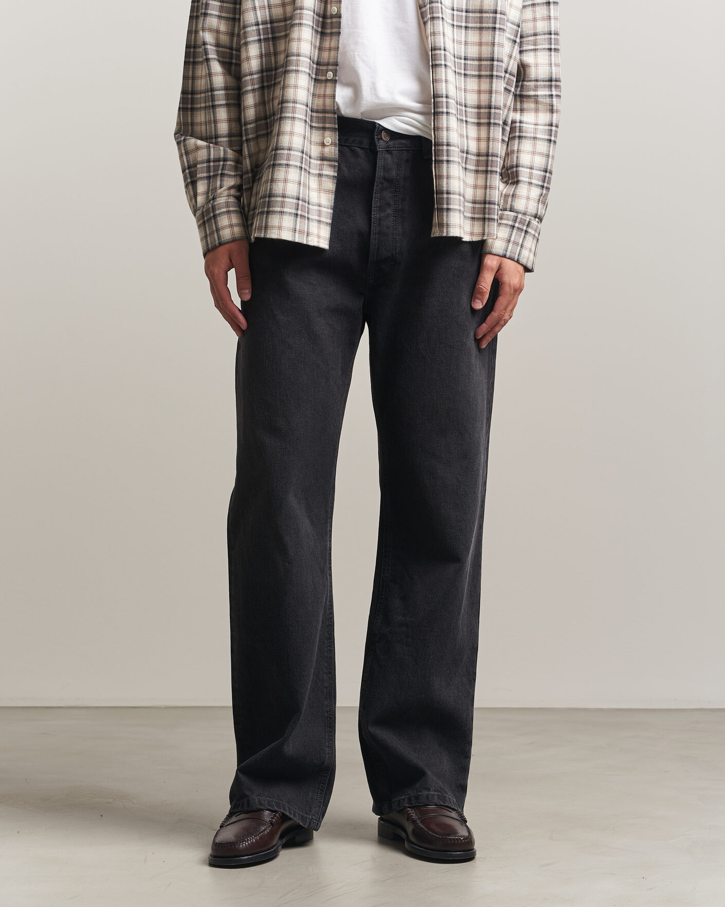 Herr | Byxor | Jeanerica | VM009 Vega Jeans Gesso Black