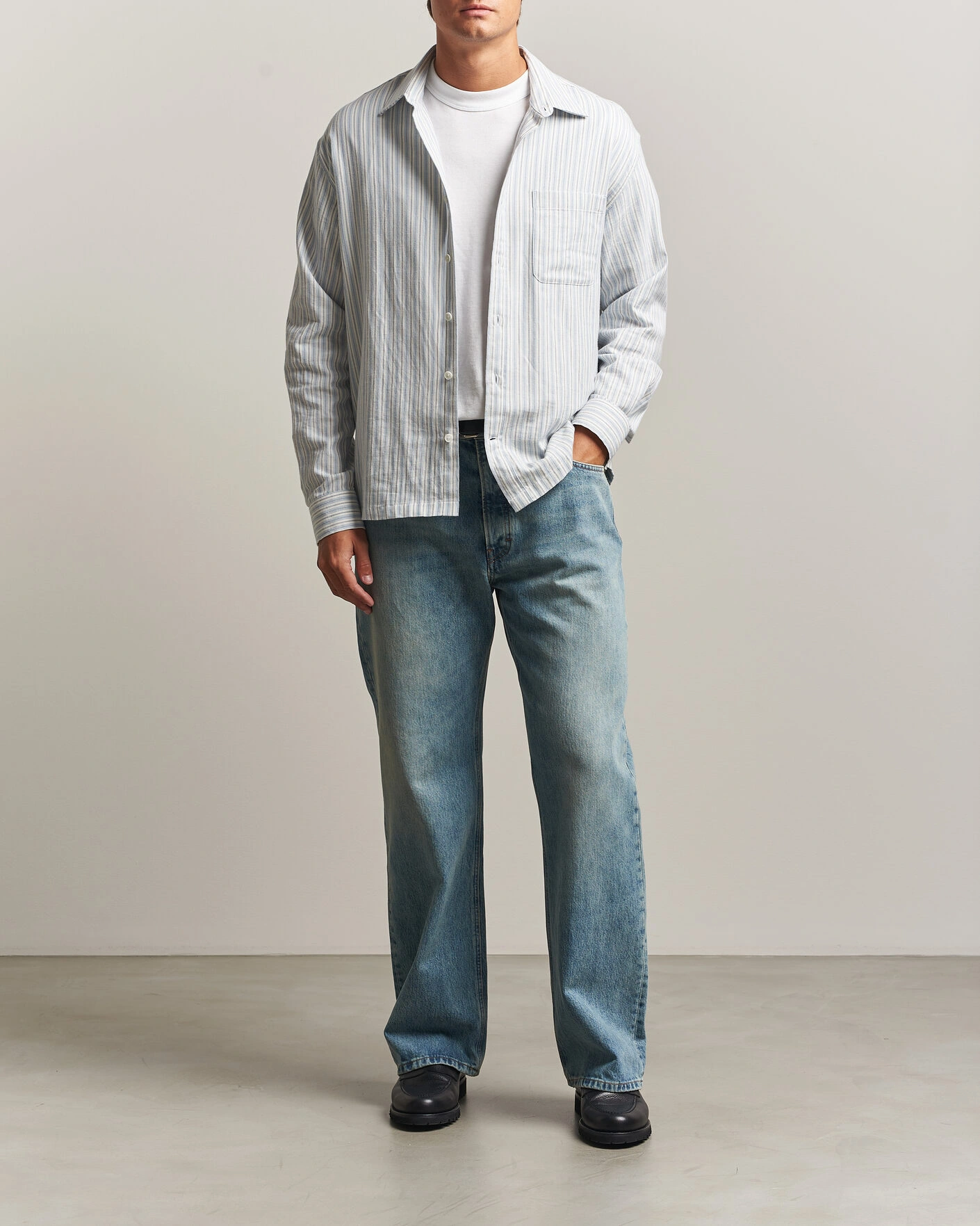 Herr | Byxor | Jeanerica | VM009 Vega Jeans Light Fresco