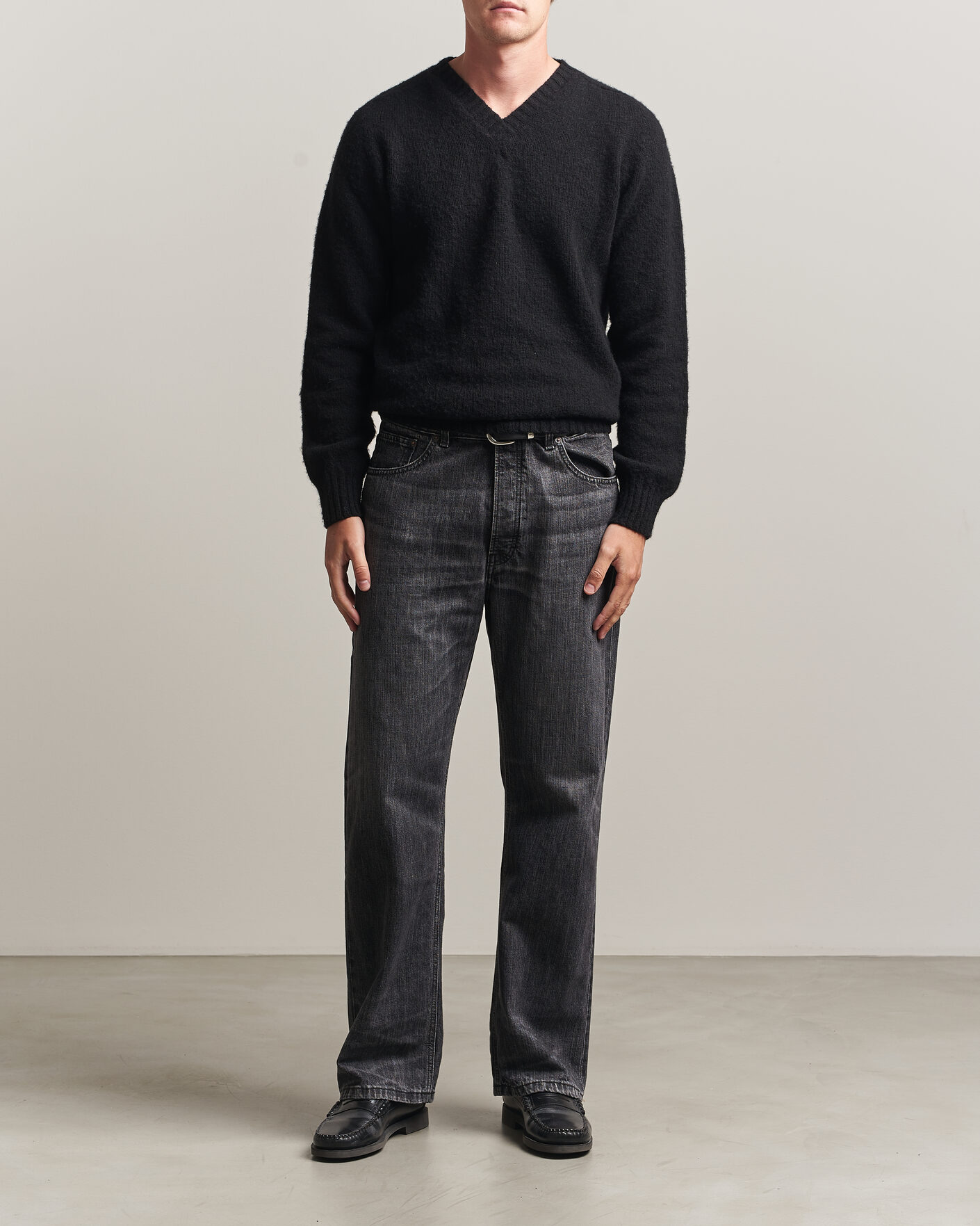 Herr | Jeans | Jeanerica | VM009 Vega Jeans Black Righe