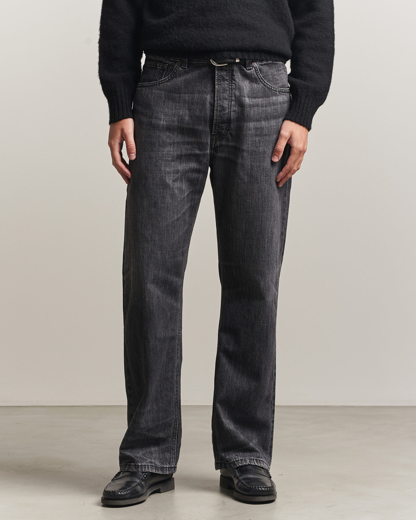 Herr | Jeans | Jeanerica | VM009 Vega Jeans Black Righe
