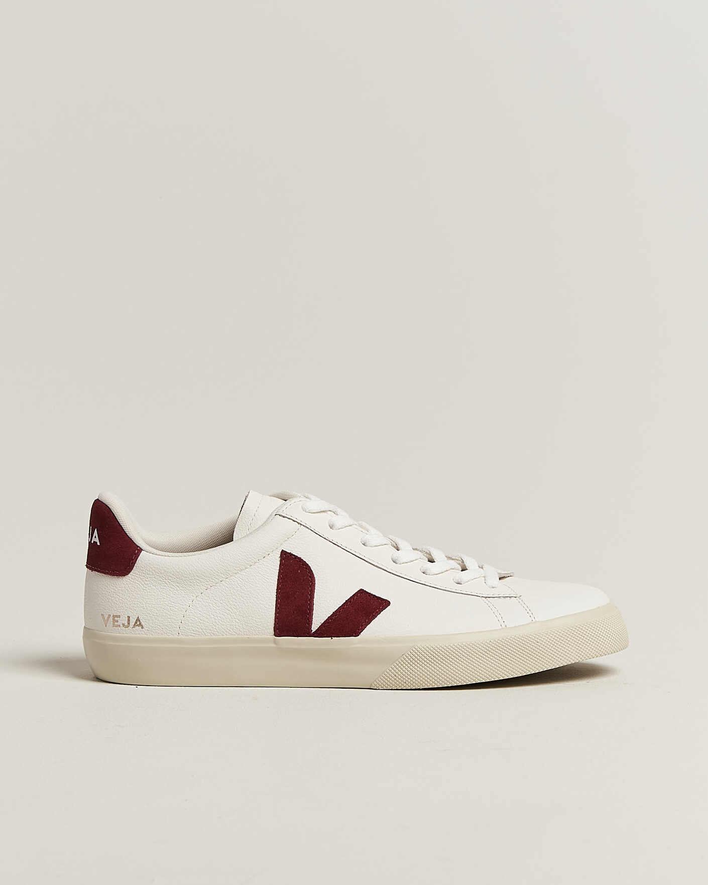 Herr | Sneakers | Veja | Campo Sneaker White/Grenat