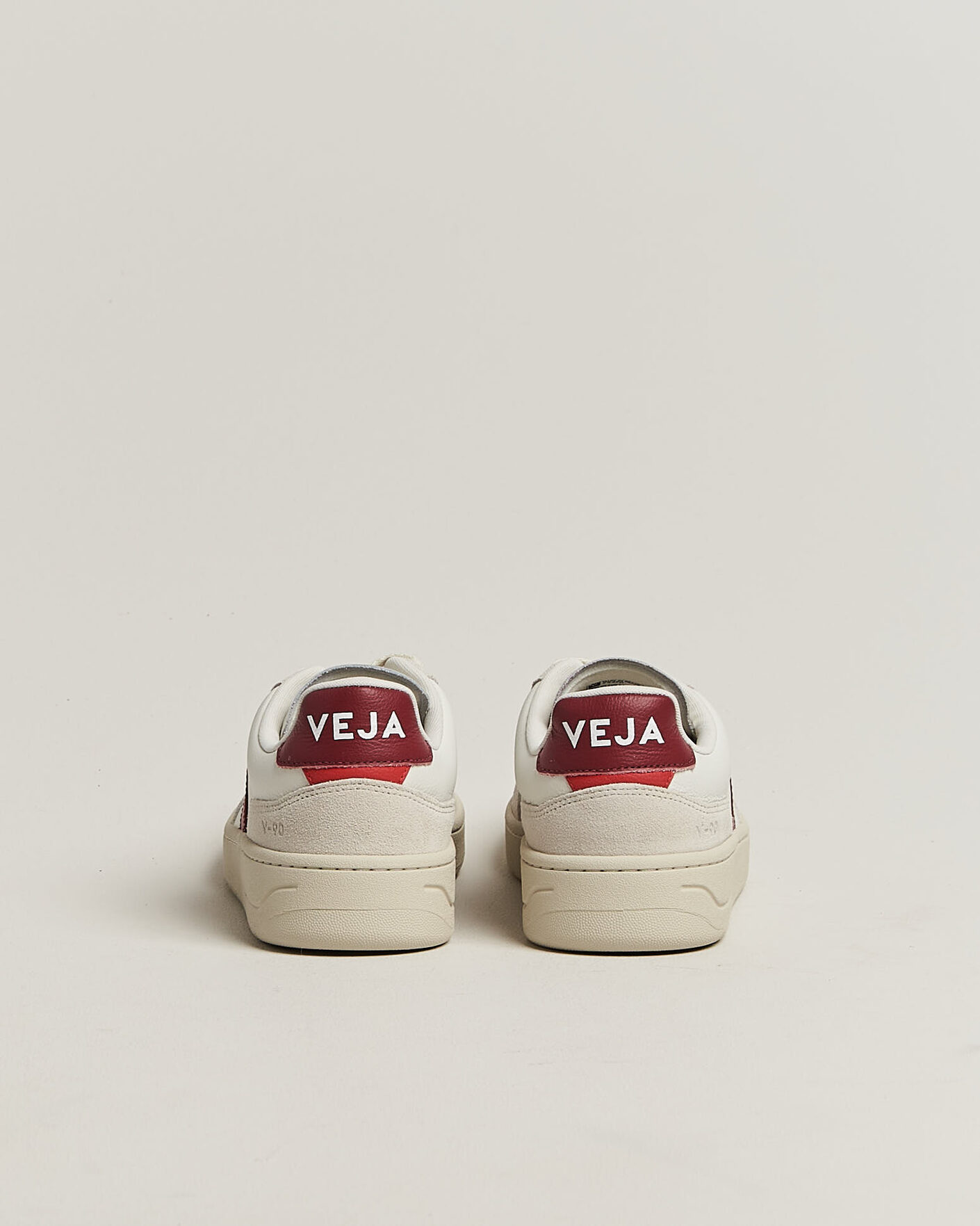 Herr | Sneakers | Veja | V-90 Sneaker White/Marsala Natural