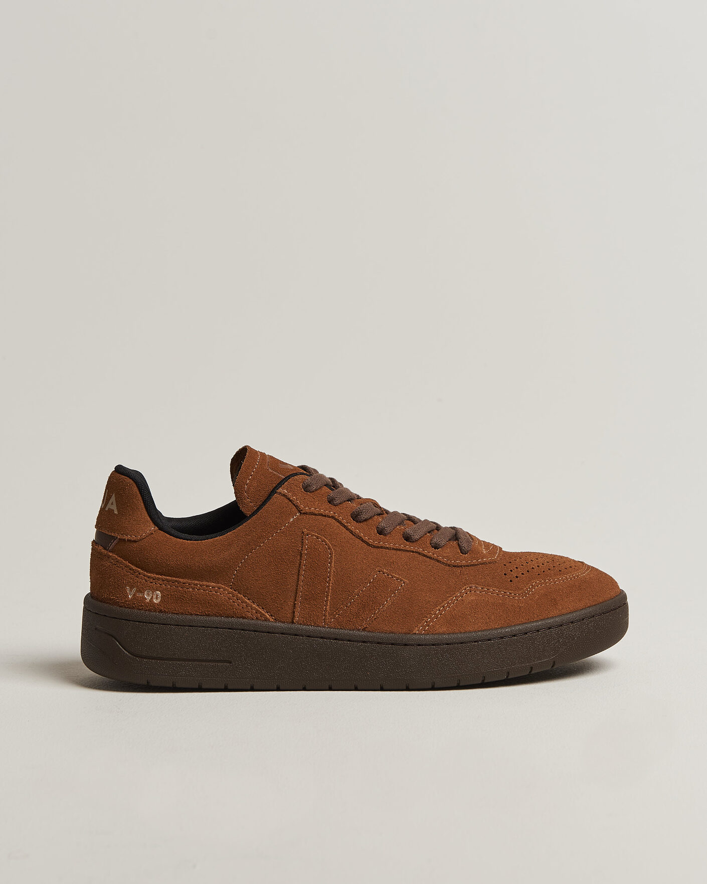 Herr | Sneakers | Veja | V-90 Suede Sneaker Full Cognac/Eagle
