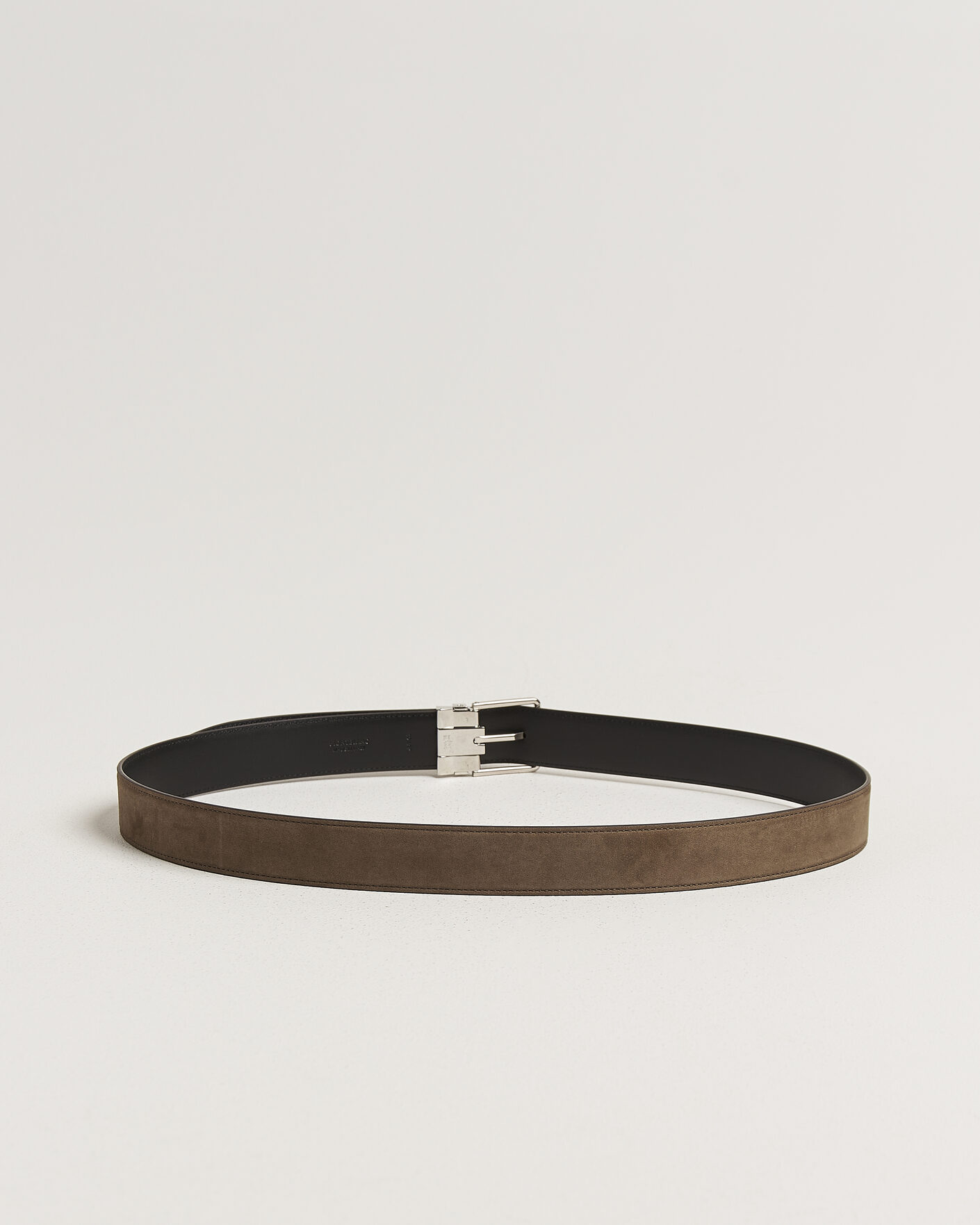 Herr | Bälten | Montblanc | 35mm Reversible Suede Belt Brown/Black