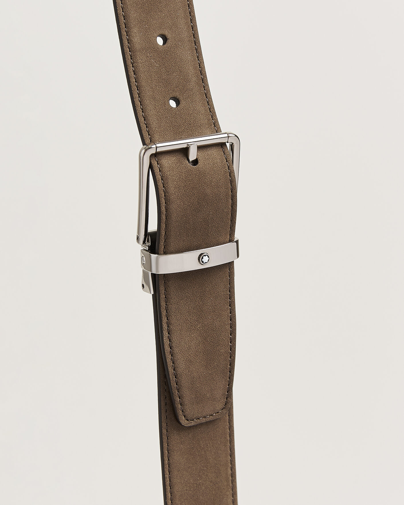 Herr | Bälten | Montblanc | 35mm Reversible Suede Belt Brown/Black
