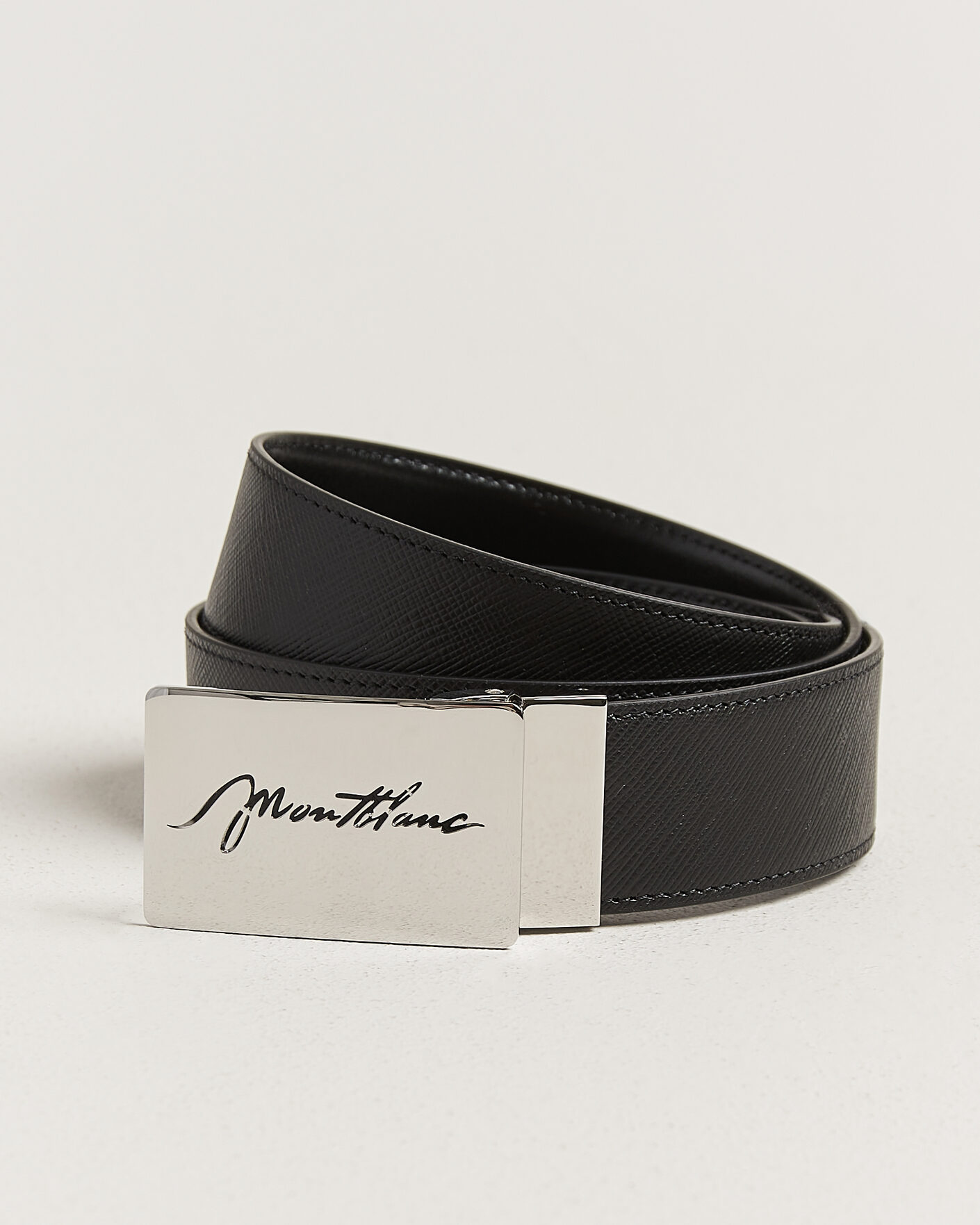 Herr | Bälten | Montblanc | 35mm Reversible Sartorial/Calf Logo Belt Black