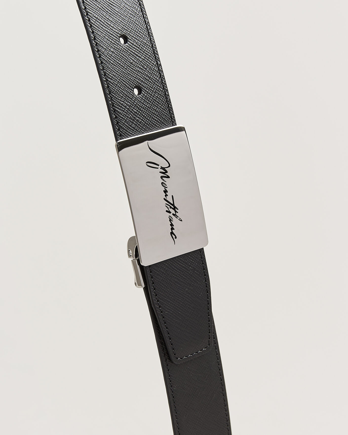 Herr | Bälten | Montblanc | 35mm Reversible Sartorial/Calf Logo Belt Black