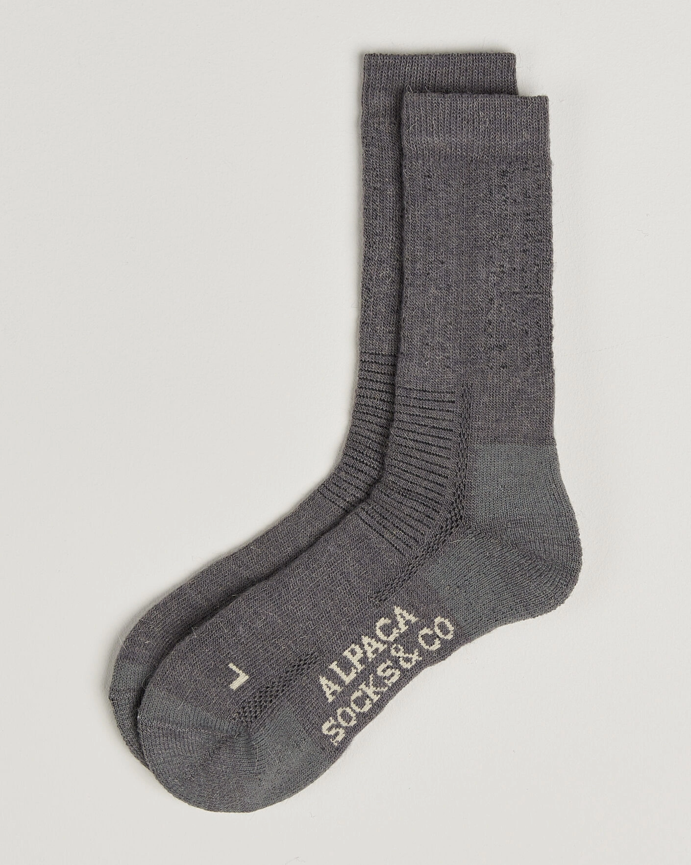 Herr | Underkläder | Alpacasocks & Co | 2-Pack Heavy Alpacka Wool Socks Dark Grey