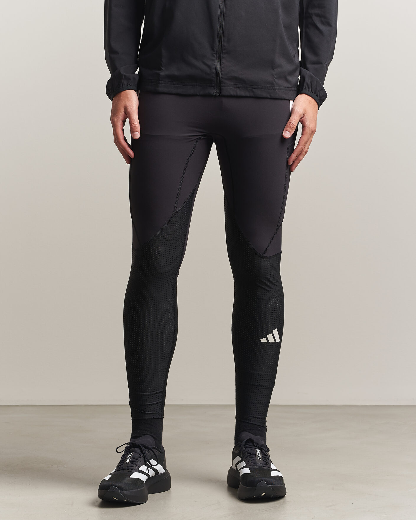 Herr | Byxor | adidas Performance | Adizero Running Tights Black