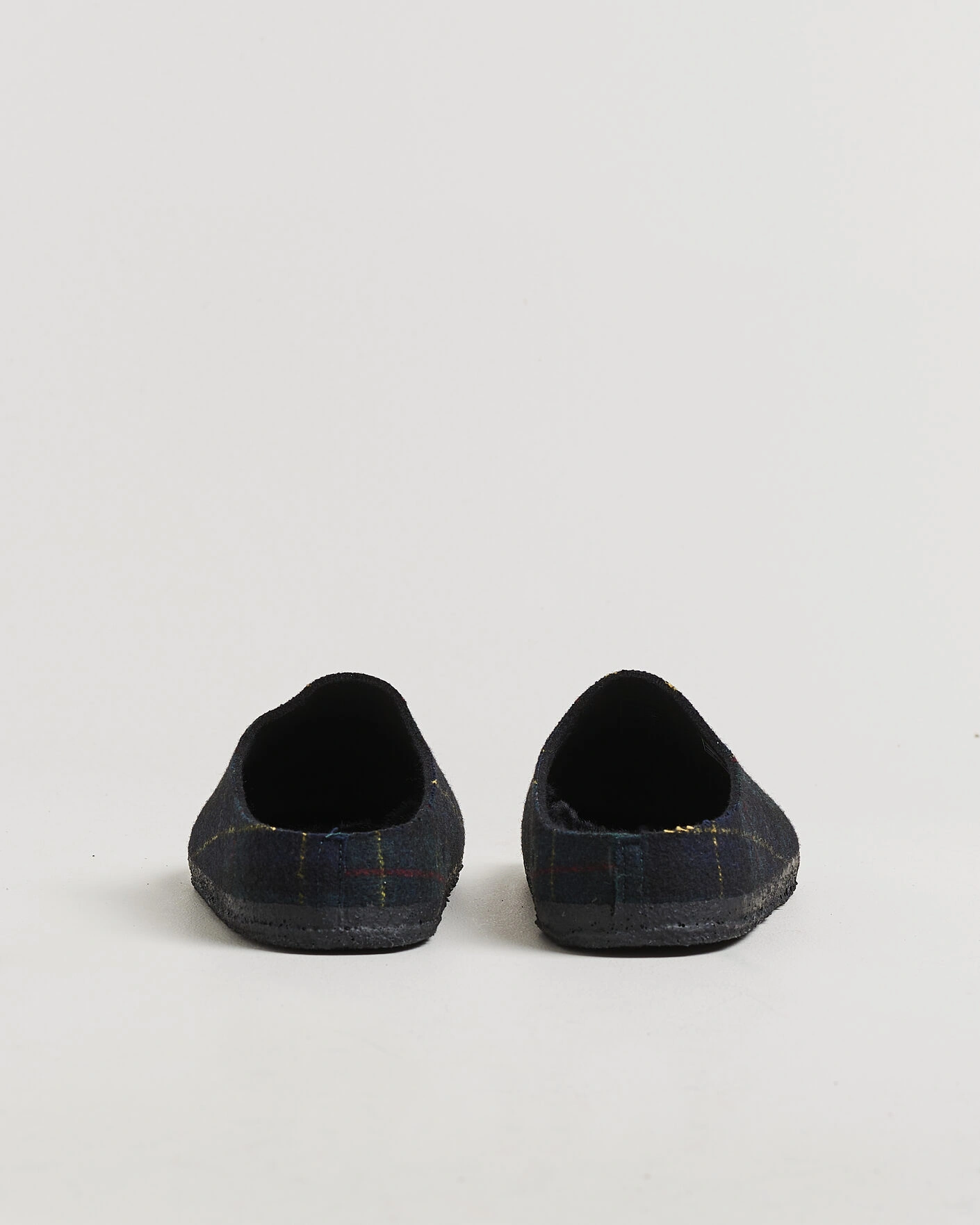 Herr | Sandaler & Tofflor | BIRKENSTOCK | Amsterdam Wrapped Dip Shearling Green Navy Plaid